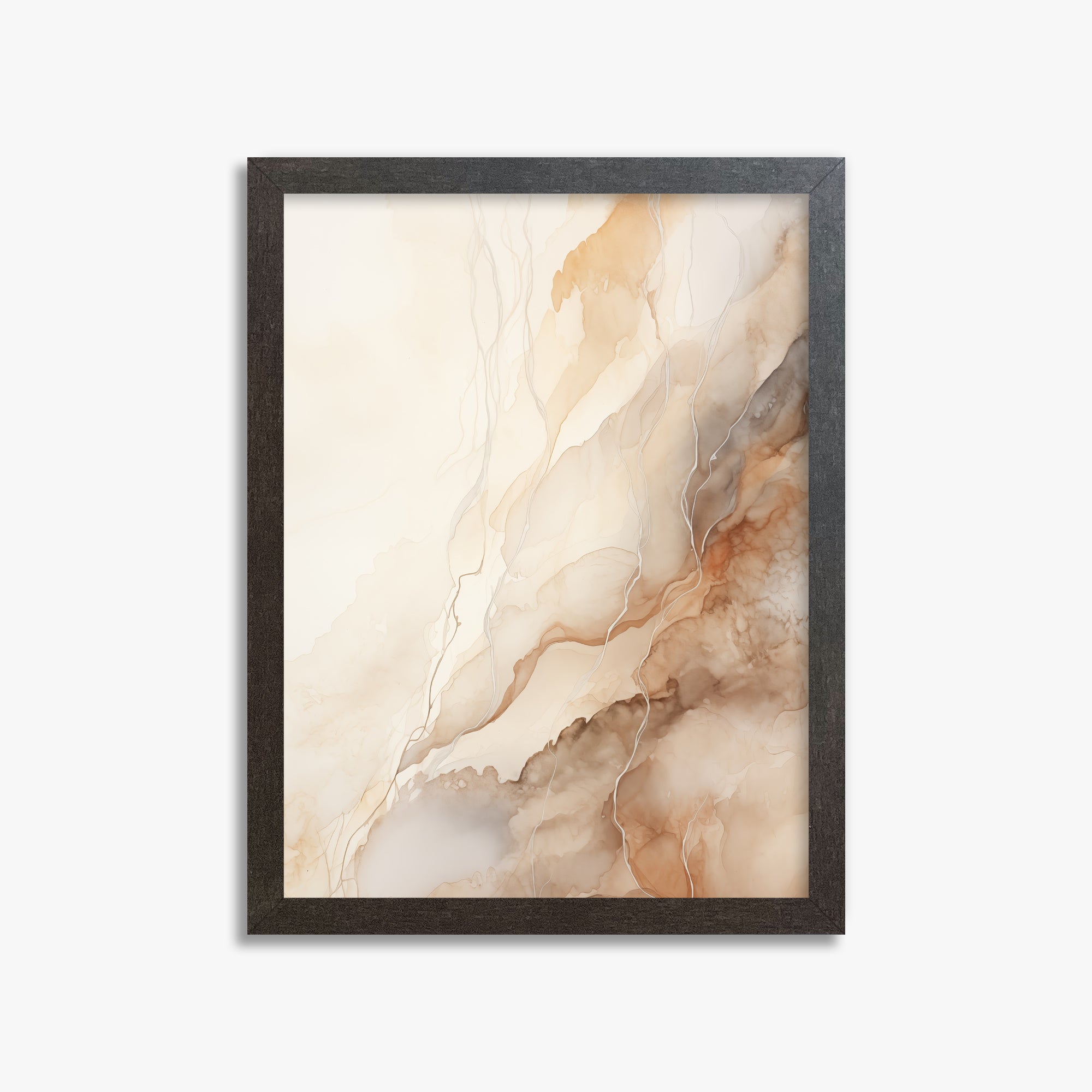 Ethereal Veil, 30x40cm Framed Poster With Espresso Frame
