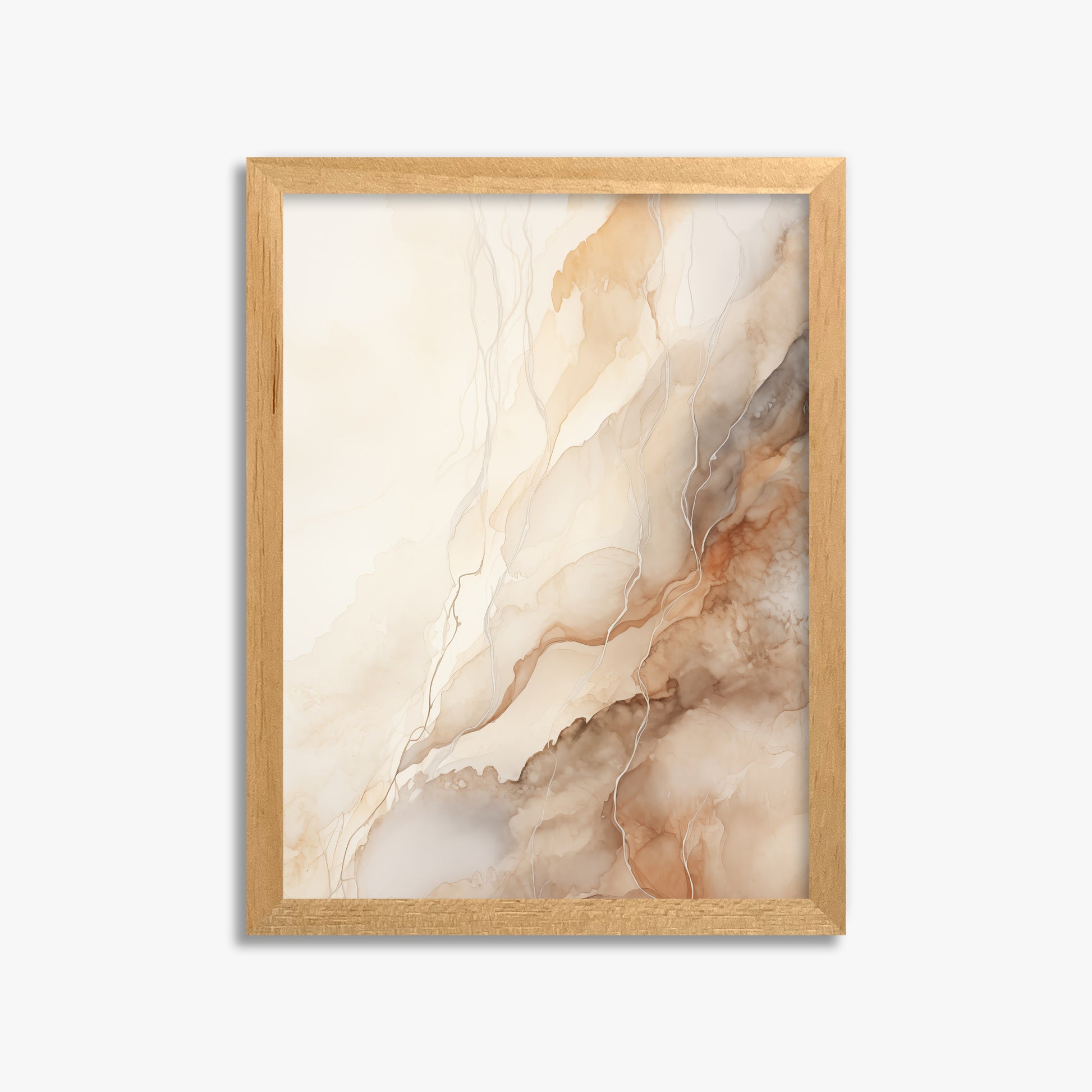 Ethereal Veil, 30x40cm Framed Poster With Oak Frame