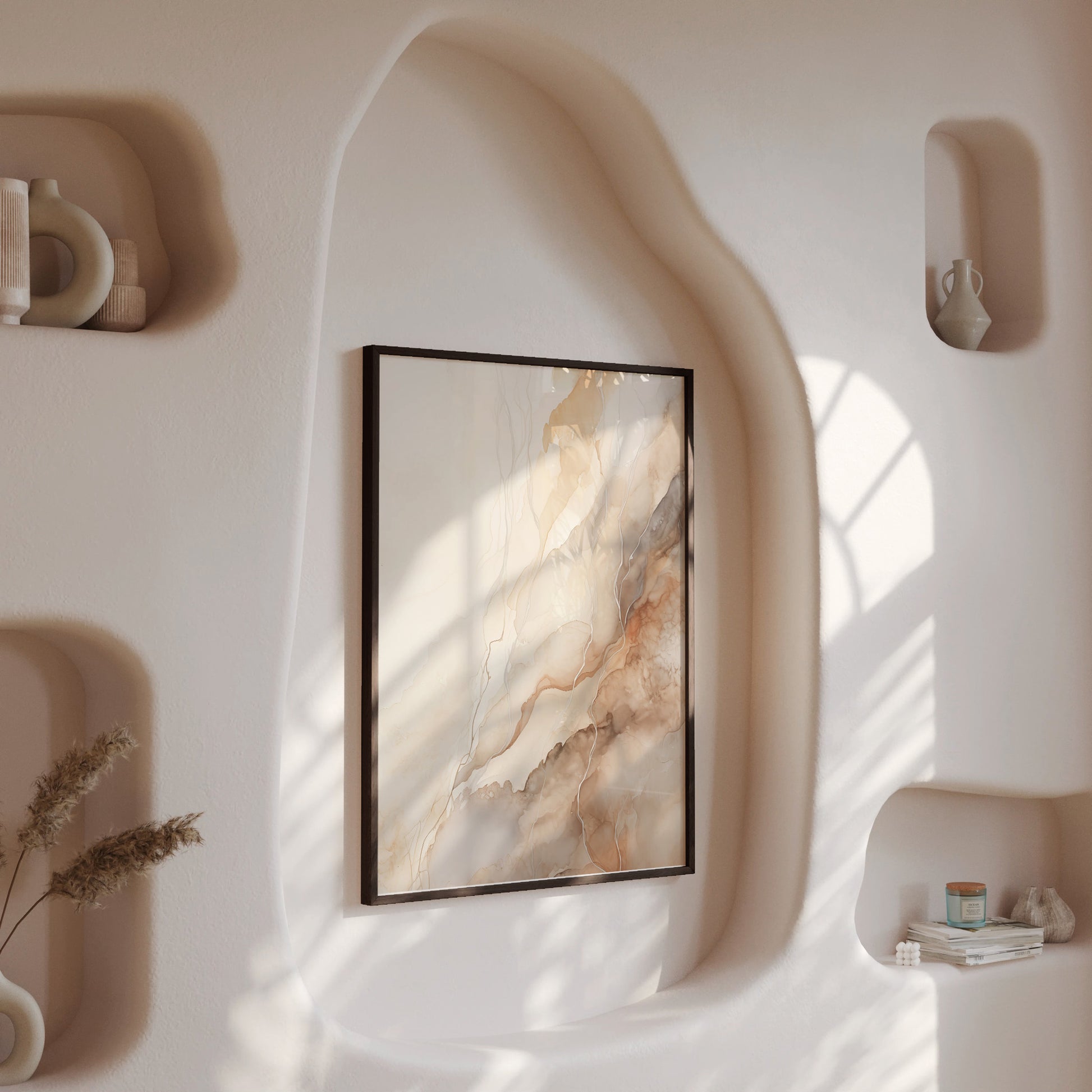 Design Concept No. 13 for Ethereal Veil Modern Poster Art