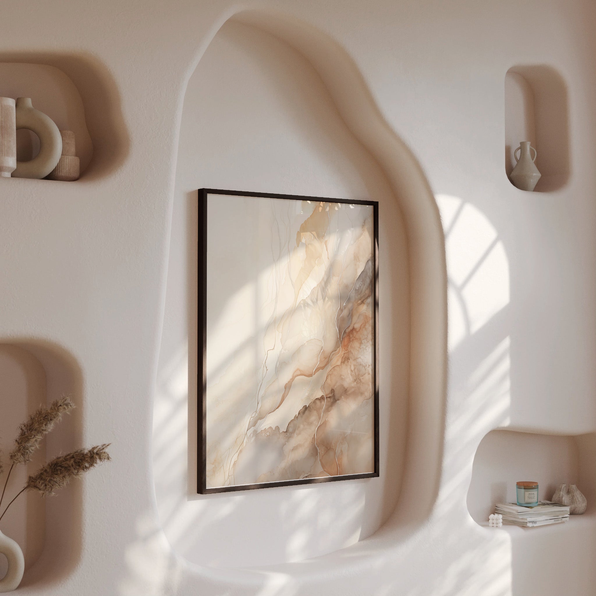 Design Concept No. 13 for Ethereal Veil Modern Poster Art