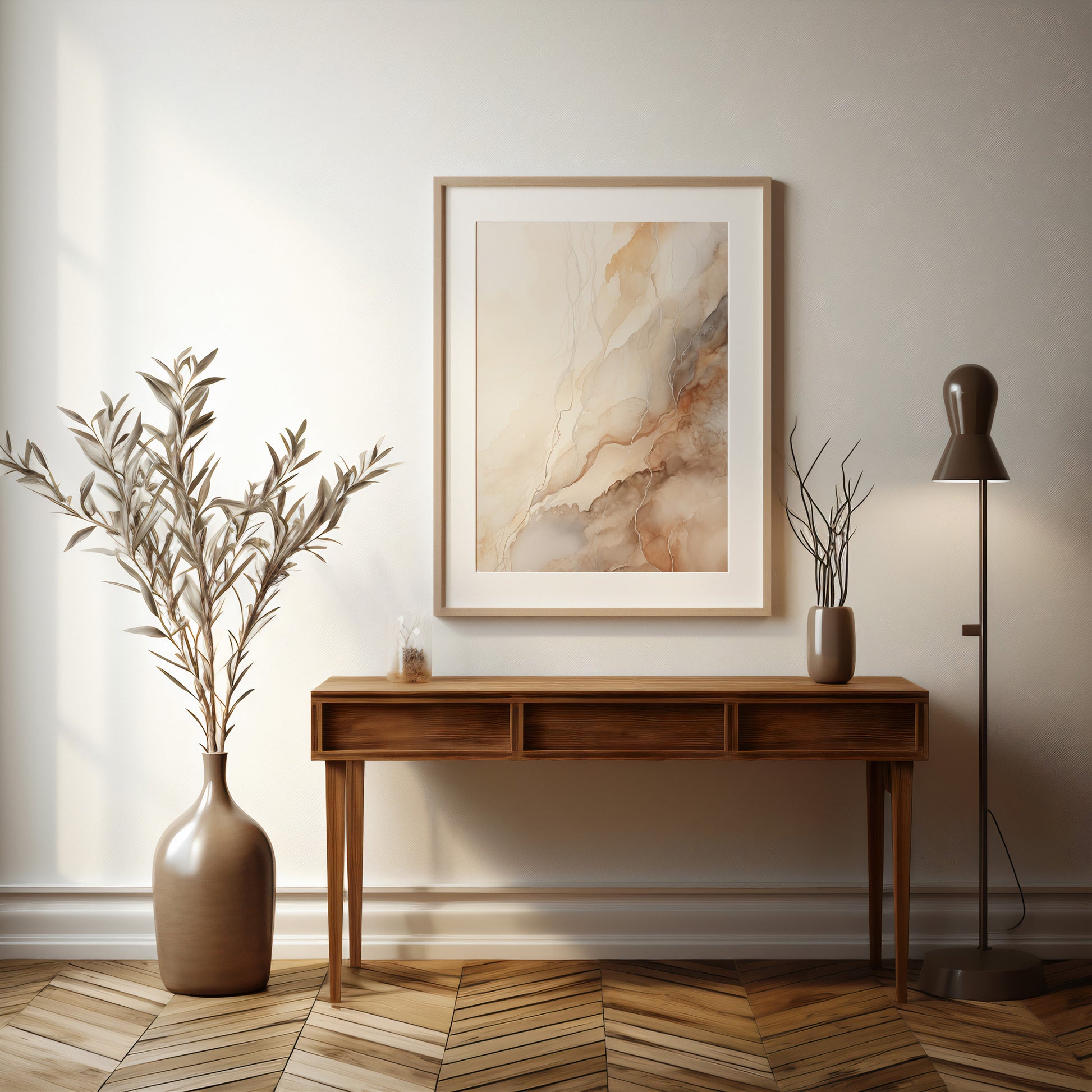 Design Concept No. 37 for Ethereal Veil Modern Poster Art