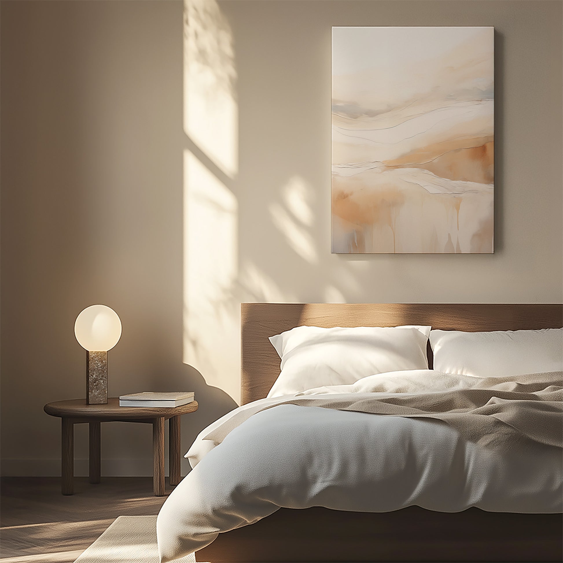 Design Concept No. 55 for Amber flow Modern Satin Canvas Poster Art