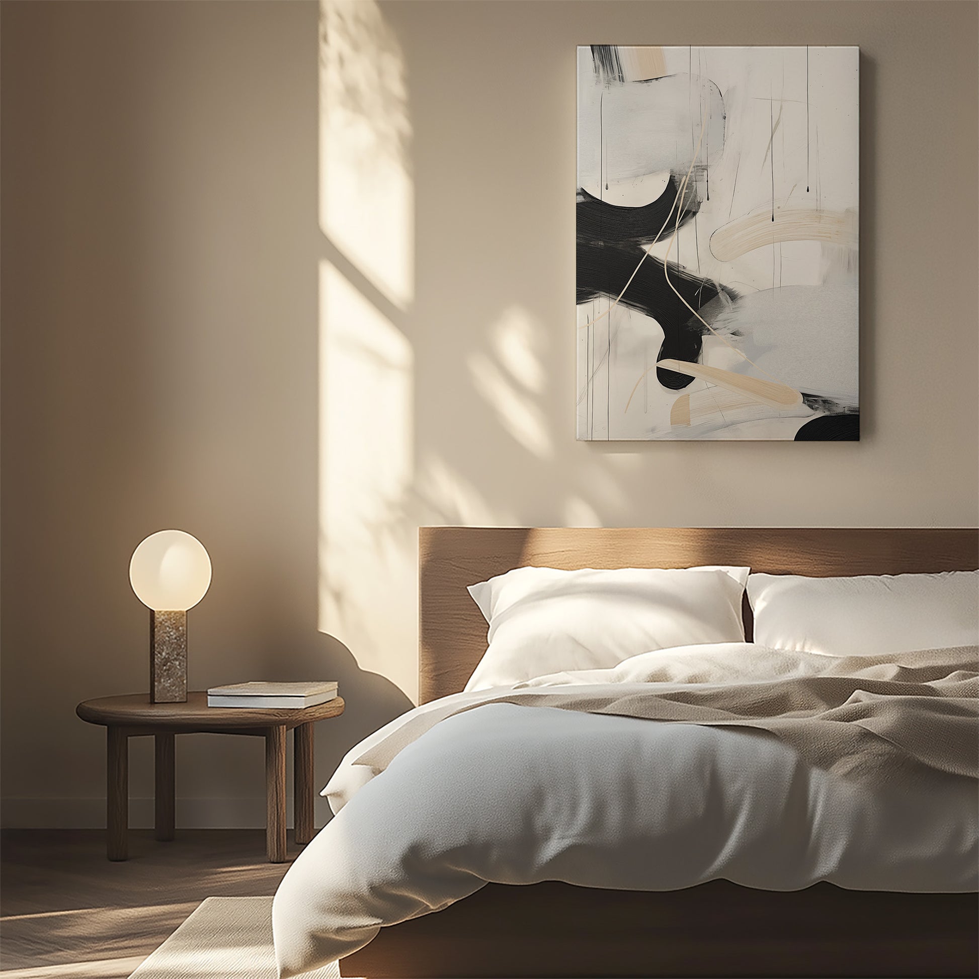 Design Concept No. 55 for Stormy Clouds Modern Satin Canvas Poster Art
