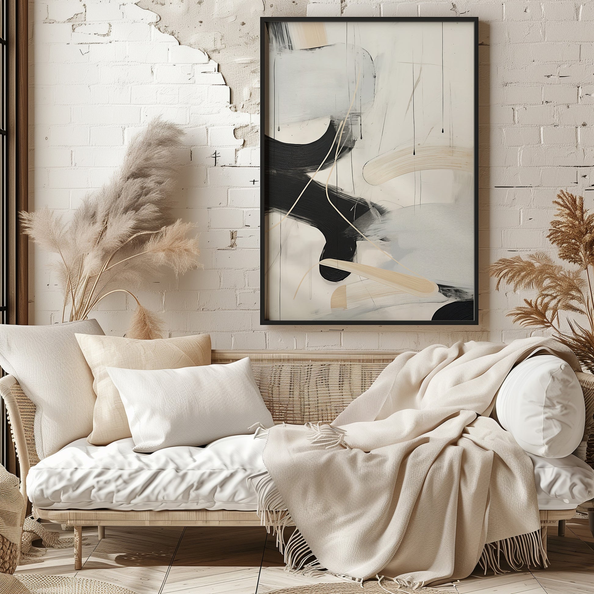 Design Concept No. 29 for Stormy Clouds Modern Poster Art