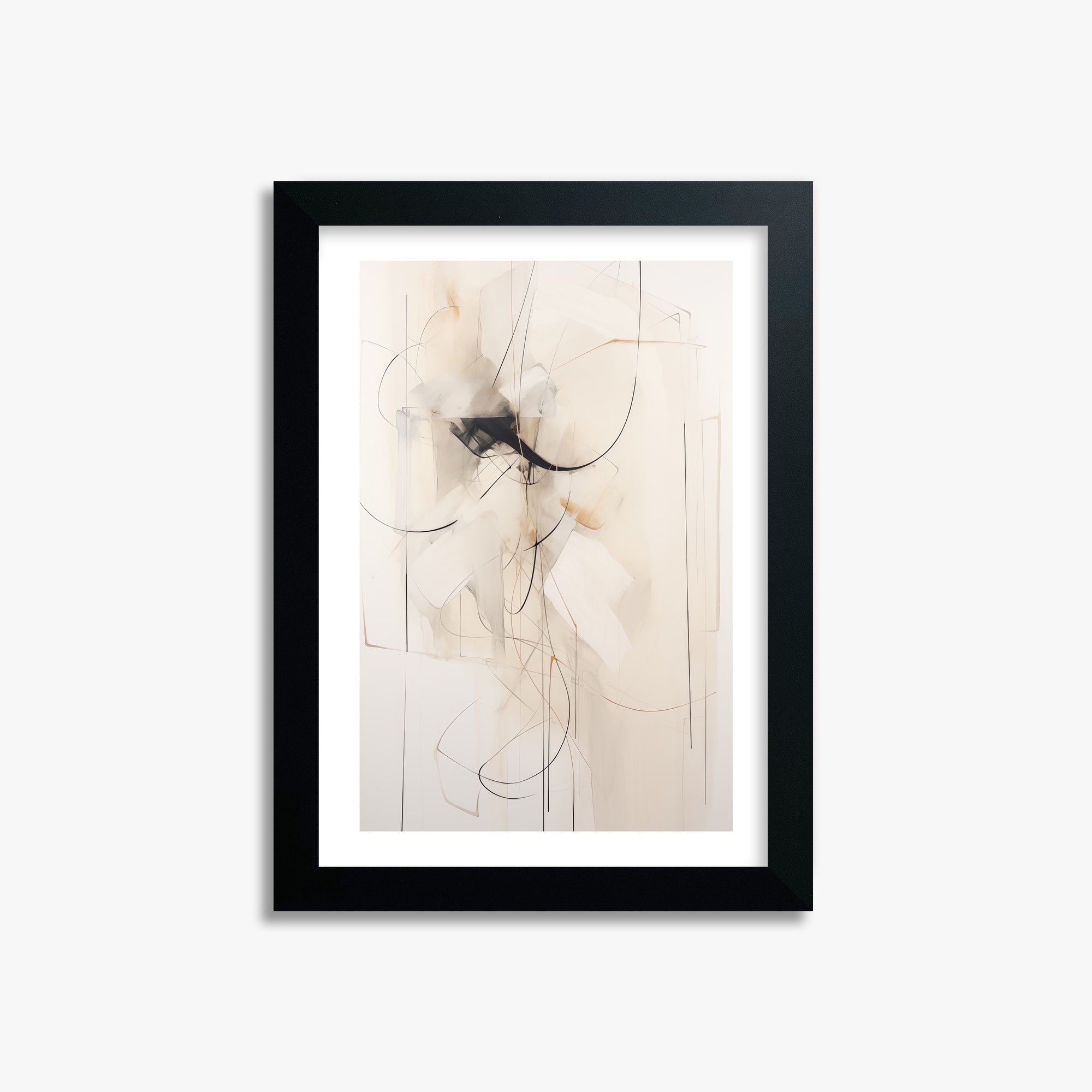 Ink Reverie, 21x30cm Framed Poster With Black Frame