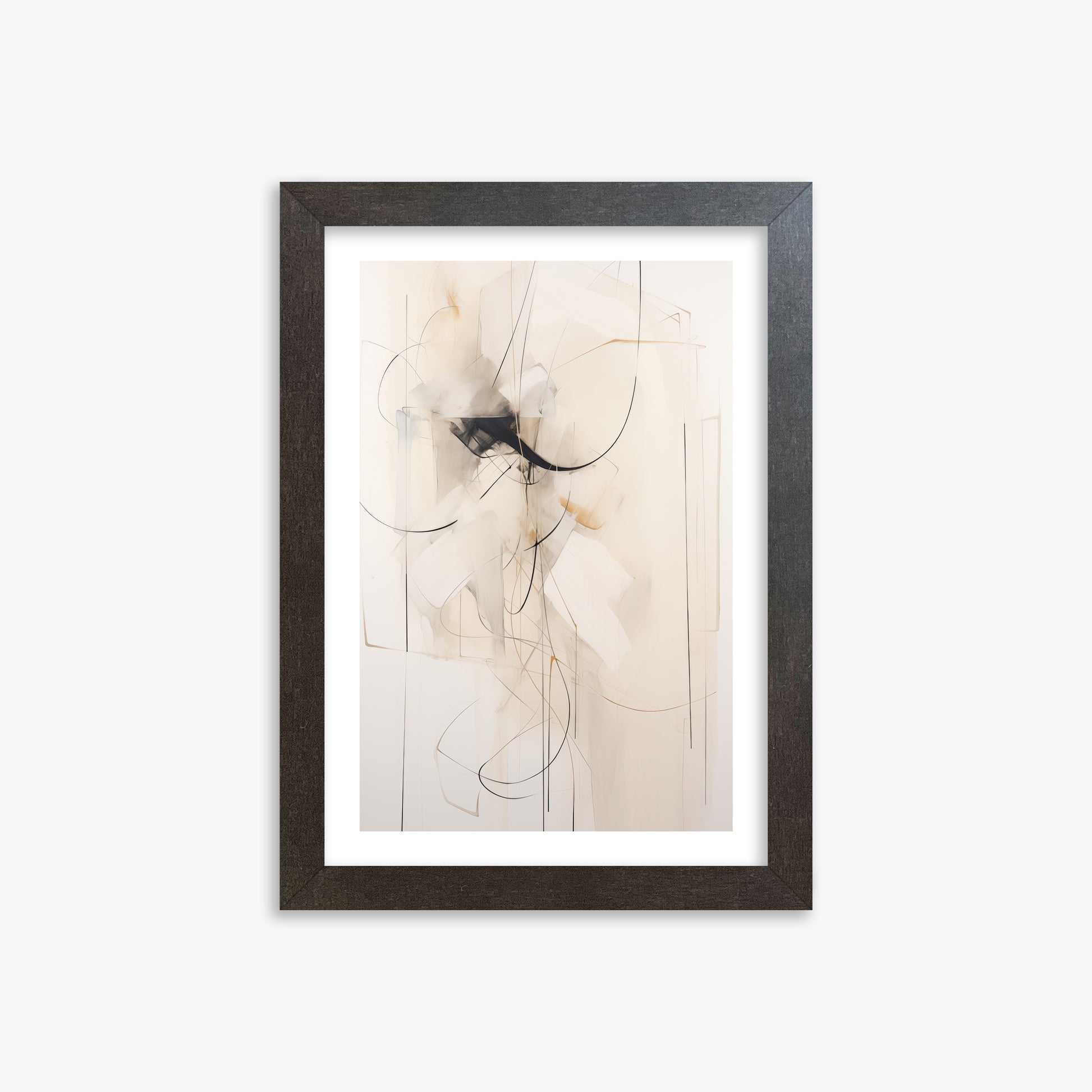 Ink Reverie, 21x30cm Framed Poster With Espresso Frame