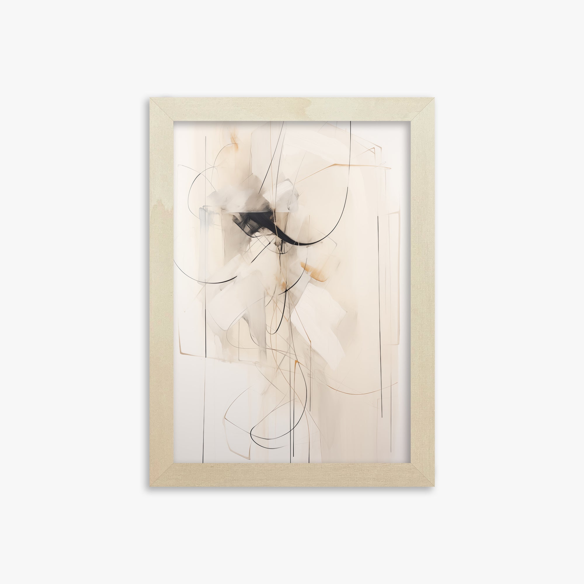 Ink Reverie, 21x30cm Framed Poster With Lime Wood Frame