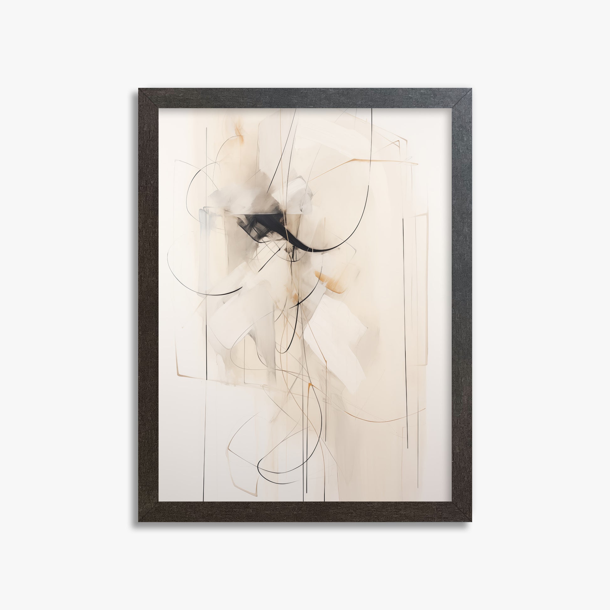 Ink Reverie, 30x40cm Framed Poster With Espresso Frame