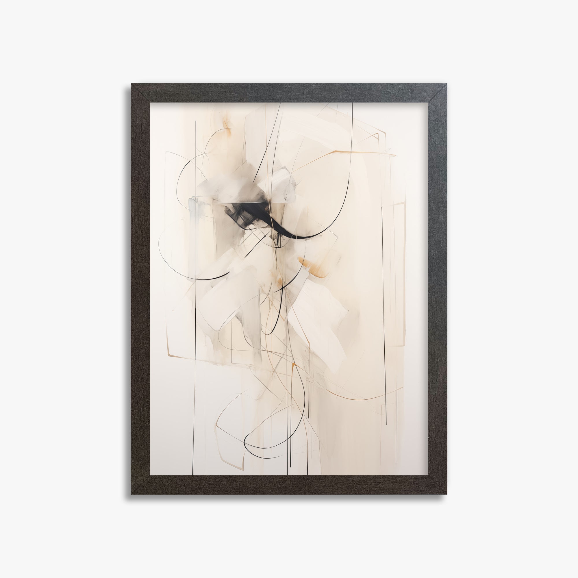 Ink Reverie, 30x40cm Framed Poster With Espresso Frame