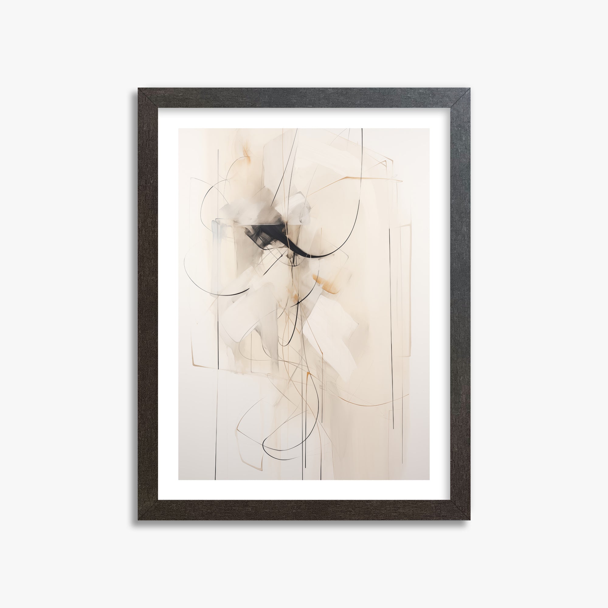 Ink Reverie, 30x40cm Framed Poster With Espresso Frame