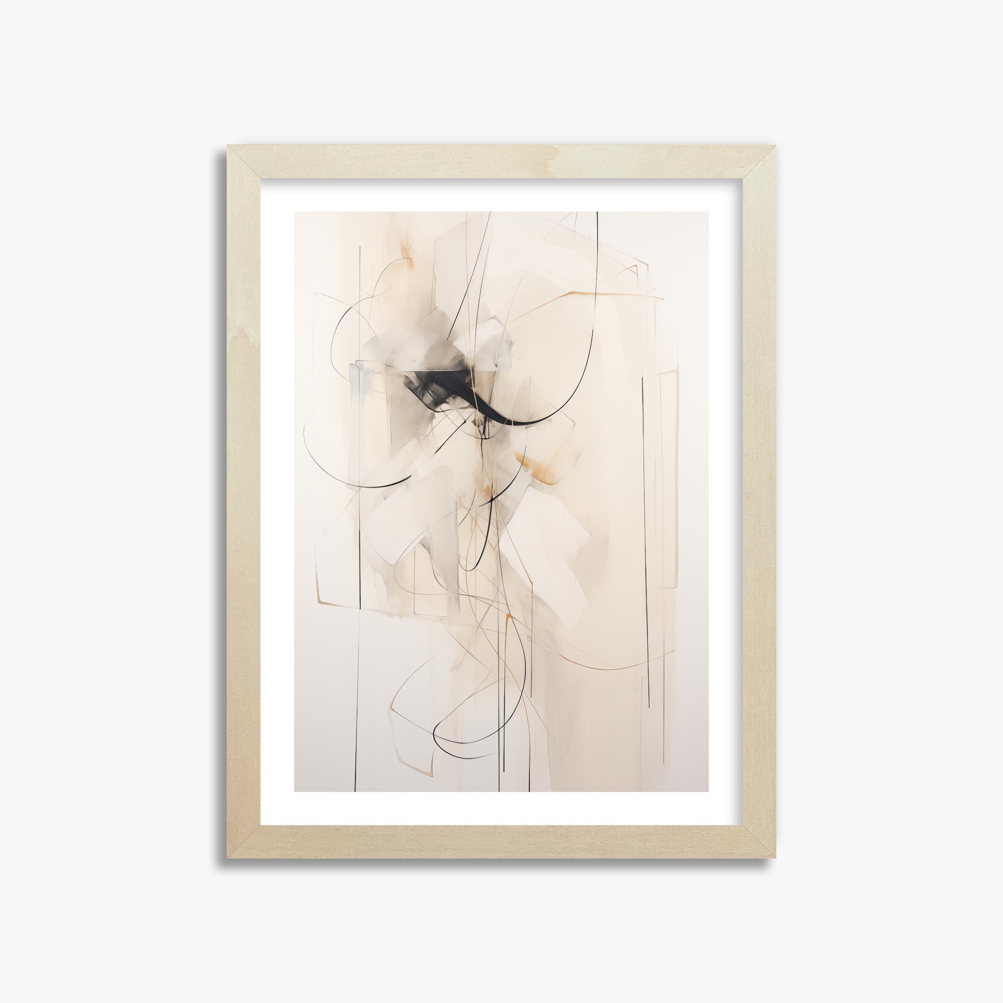 Ink Reverie, 30x40cm Framed Poster With Lime Wood Frame