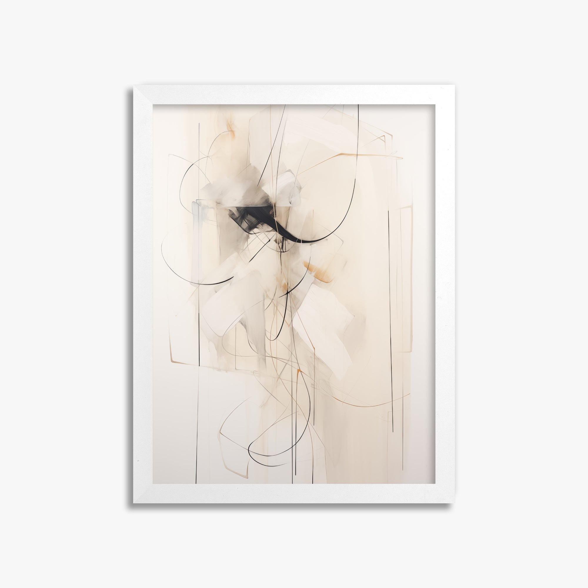 Ink Reverie, 30x40cm Framed Poster With White Frame