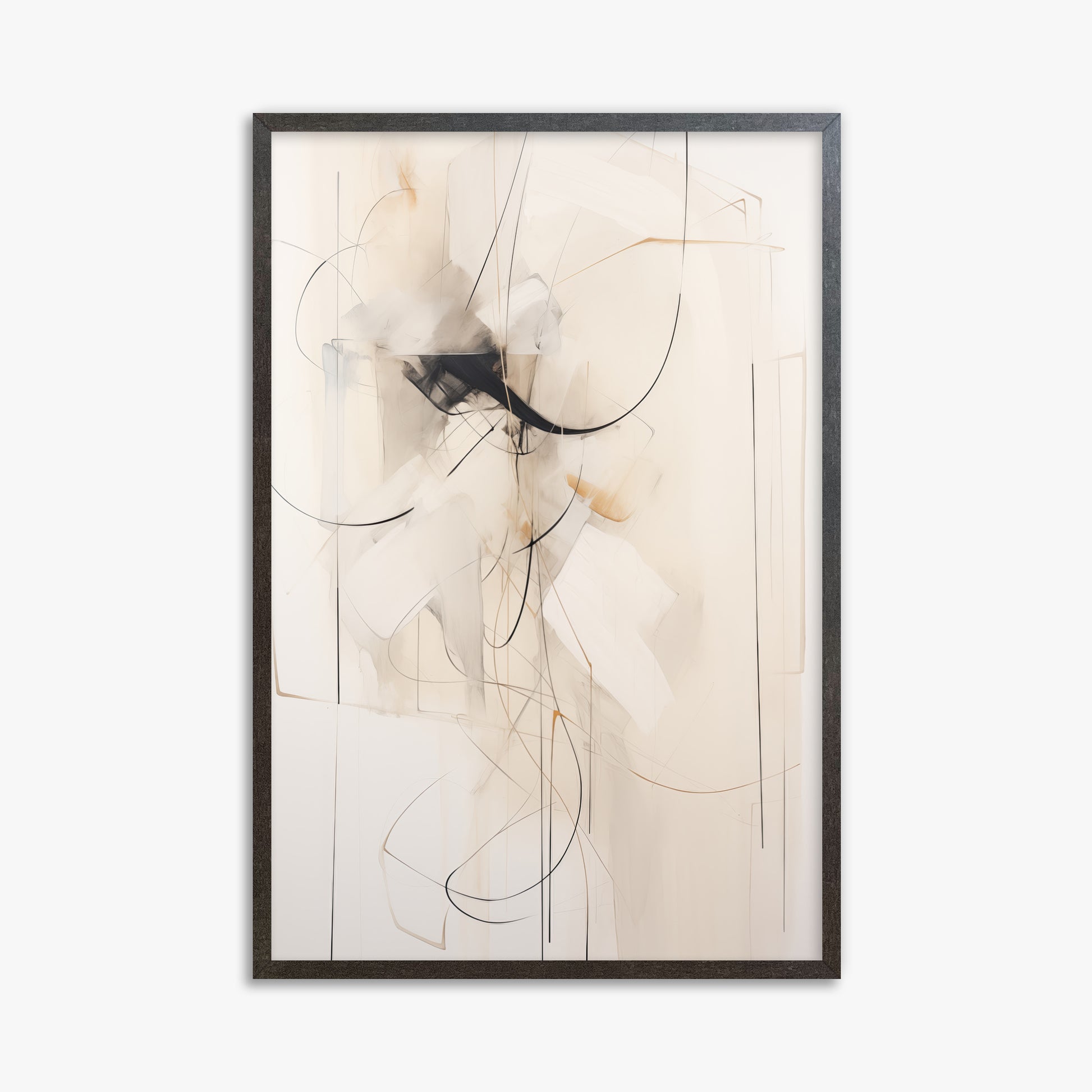 Ink Reverie, 61x91cm Framed Poster With Espresso Frame