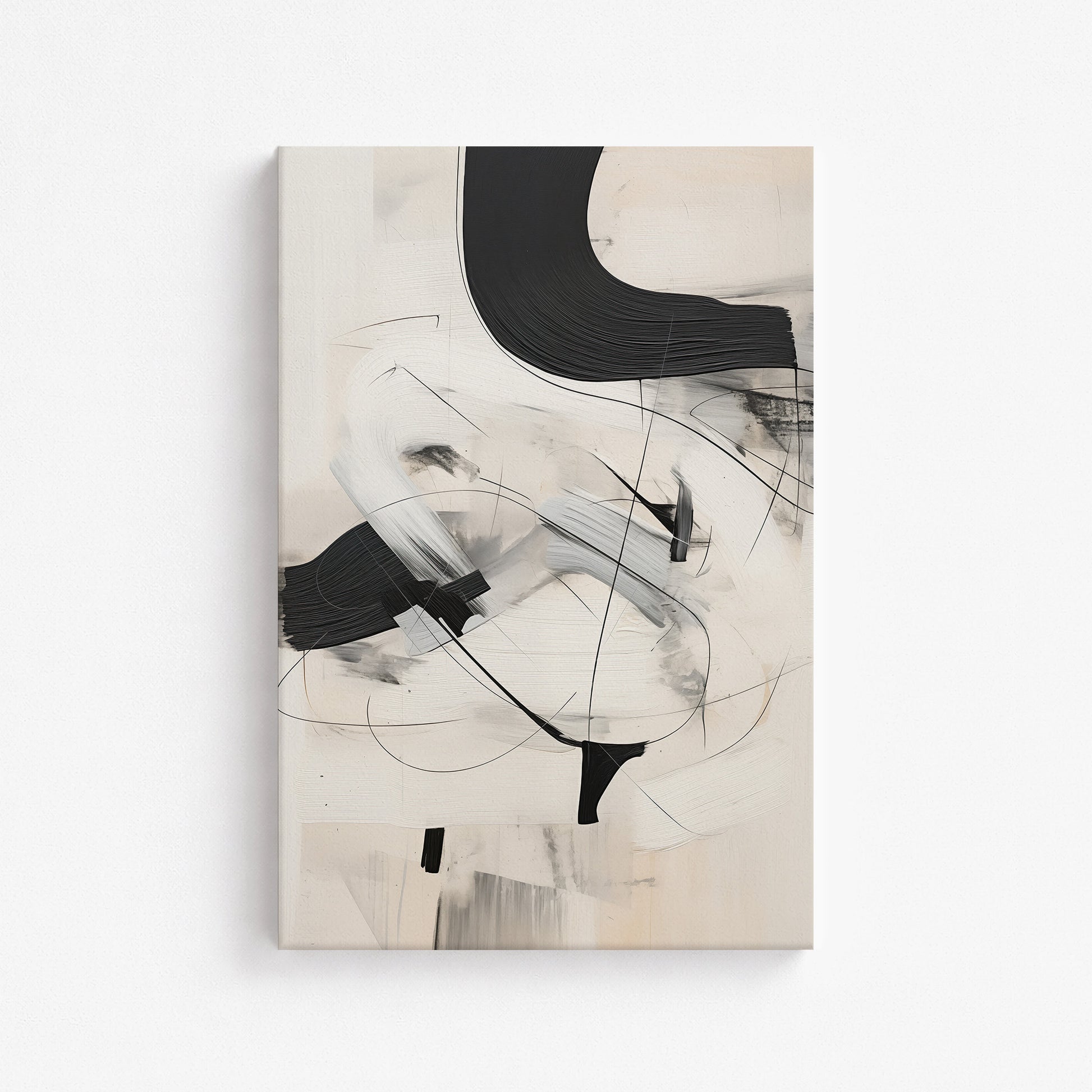 Rhythmic Gesture, 61x91cm Satin Canvas Poster