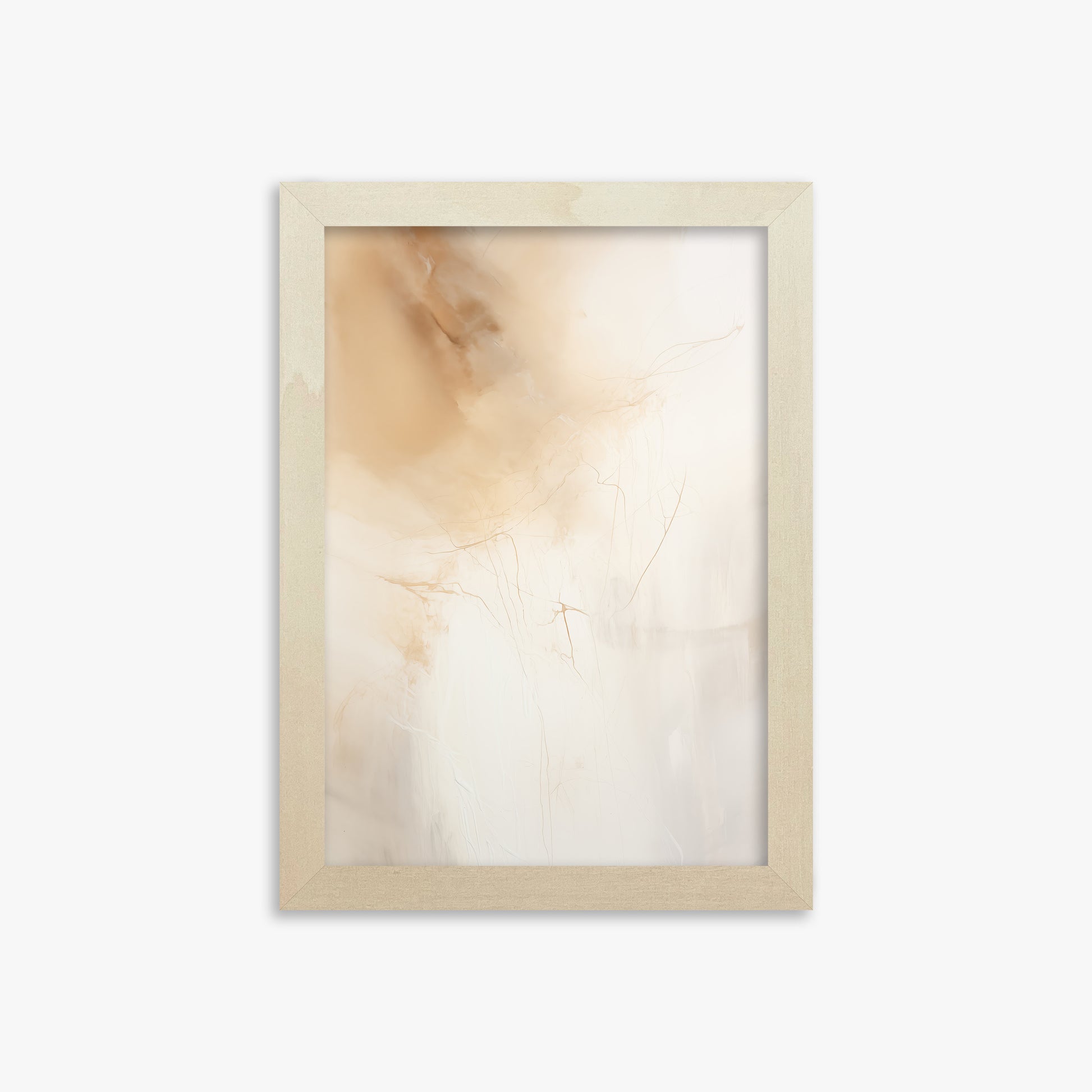 Golden Drift, 21x30cm Framed Poster With Lime Wood Frame