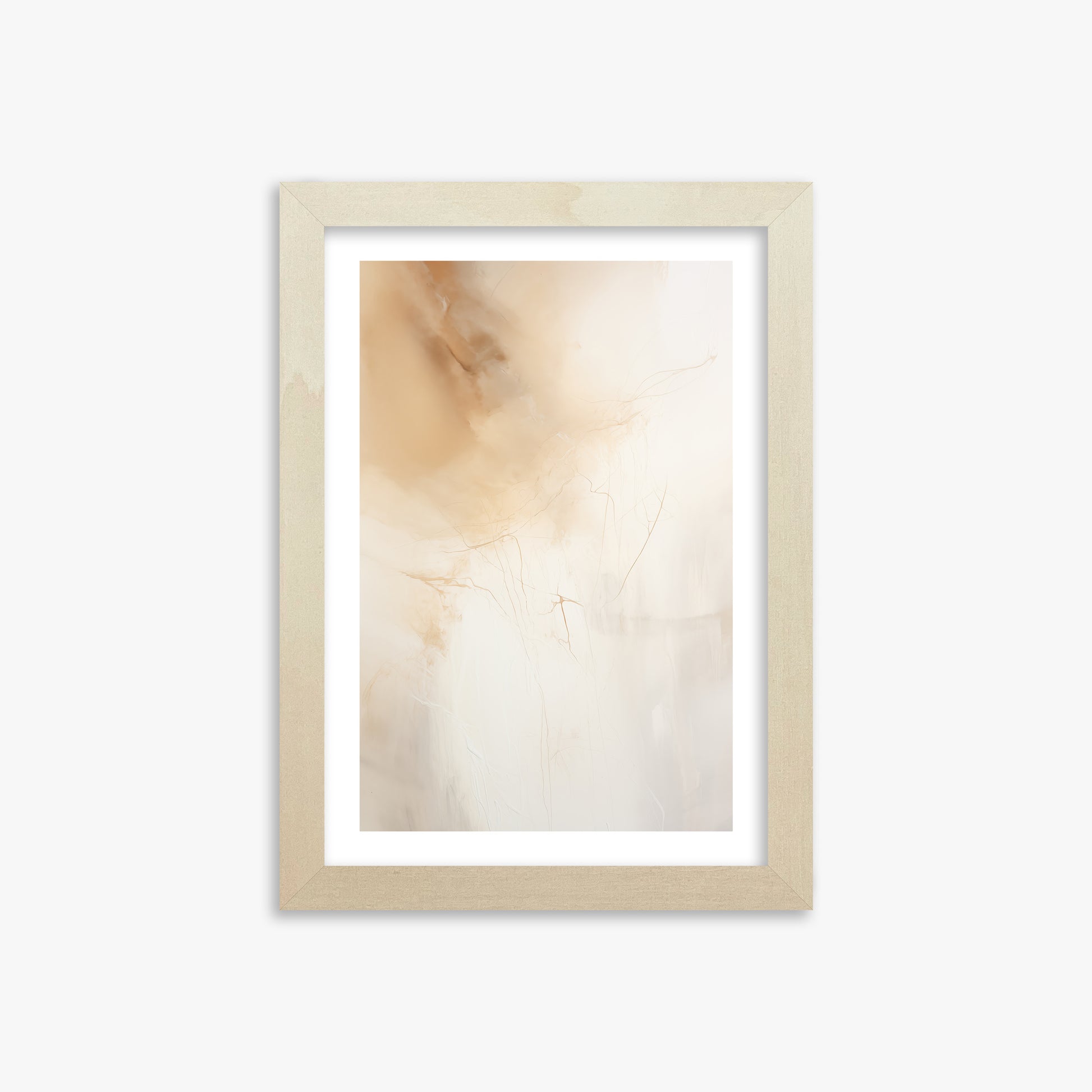 Golden Drift, 21x30cm Framed Poster With Lime Wood Frame