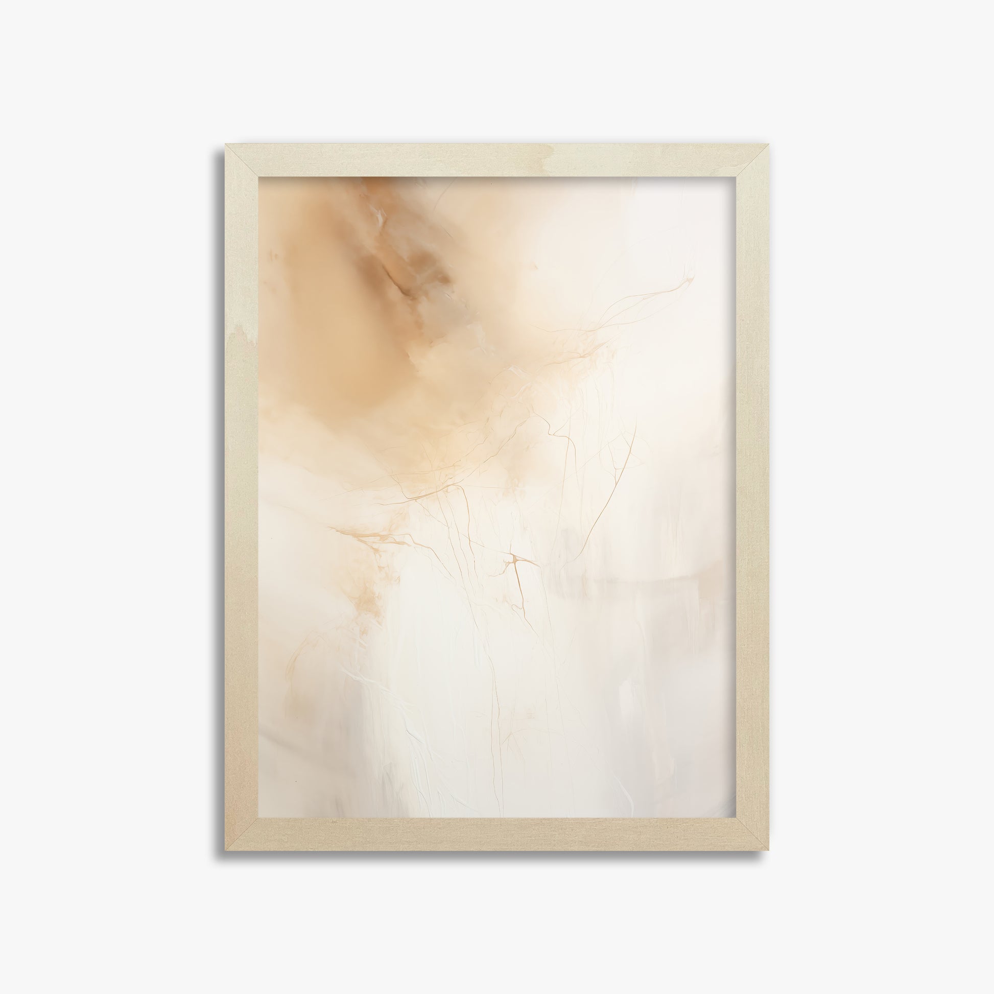 Golden Drift, 30x40cm Framed Poster With Lime Wood Frame