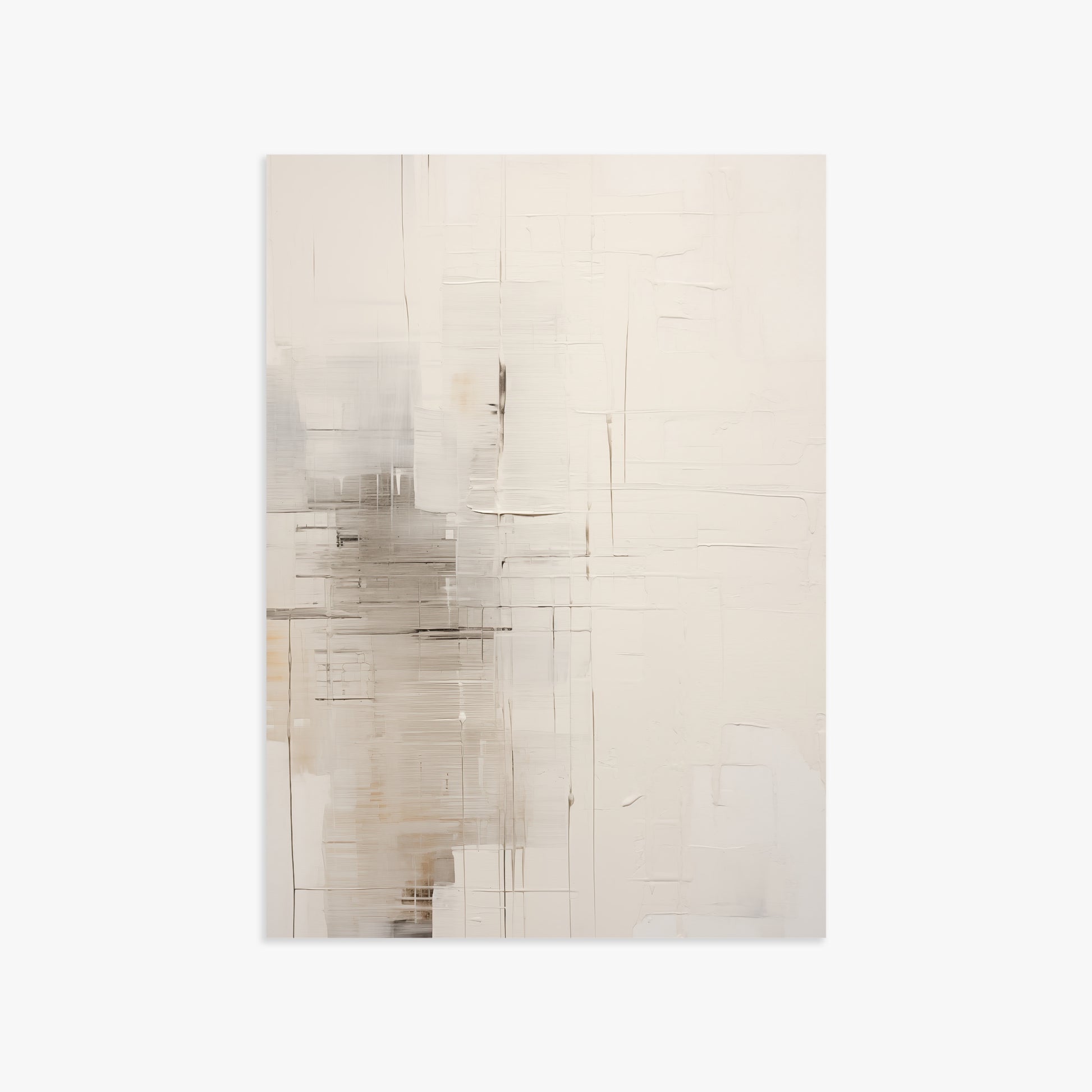 Veiled Grids, 50x70cm Poster Unframed