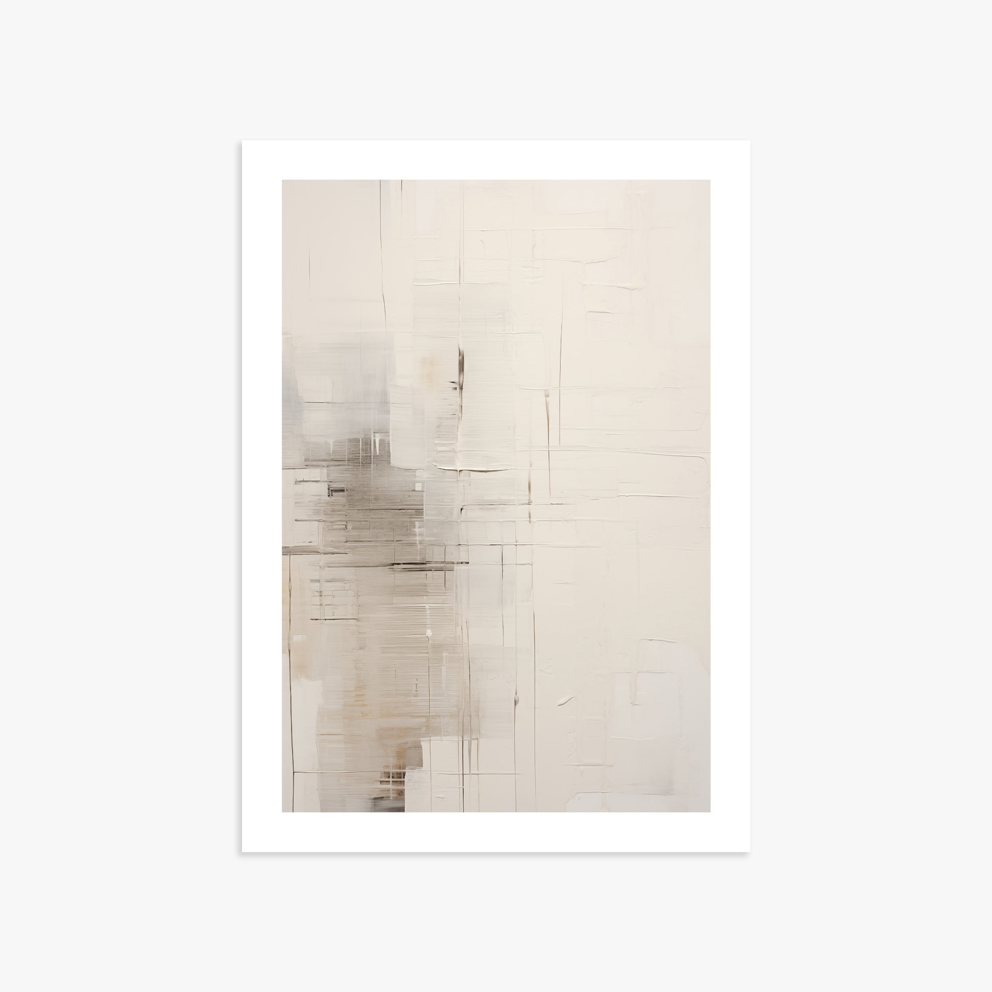 Veiled Grids, 50x70cm Poster Unframed