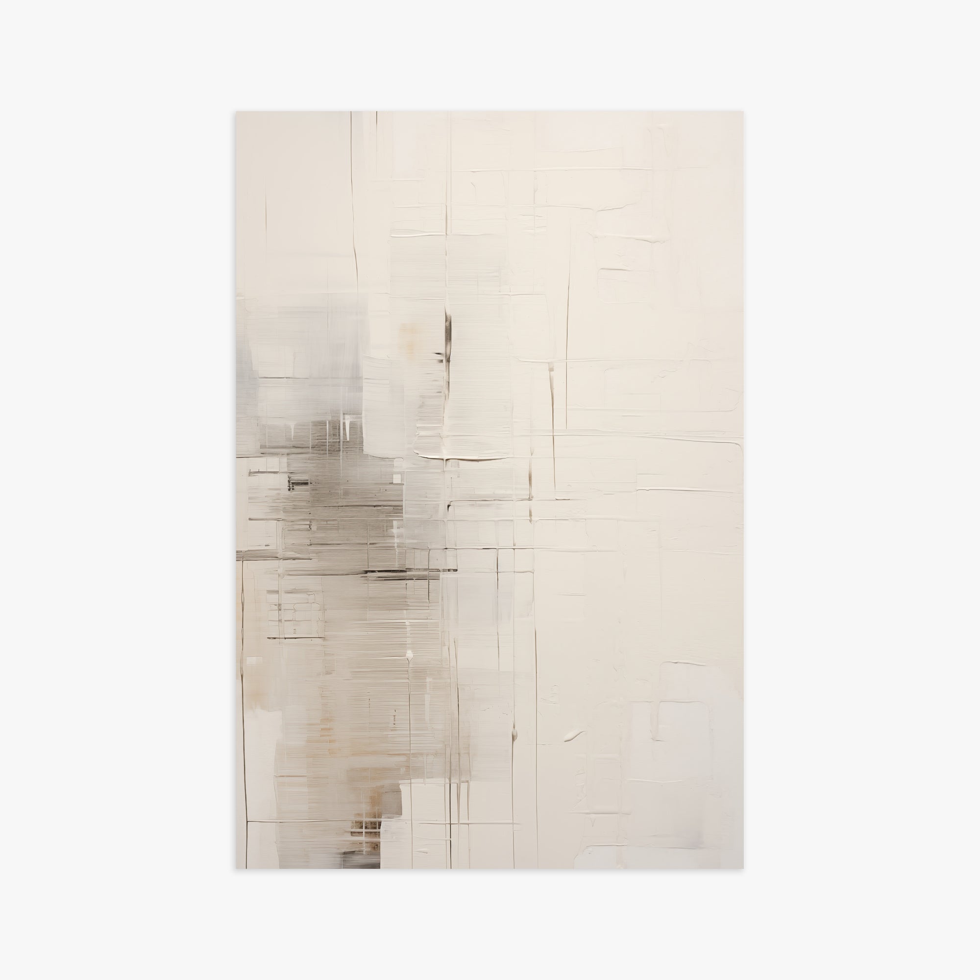 Veiled Grids, 61x91cm Poster Unframed