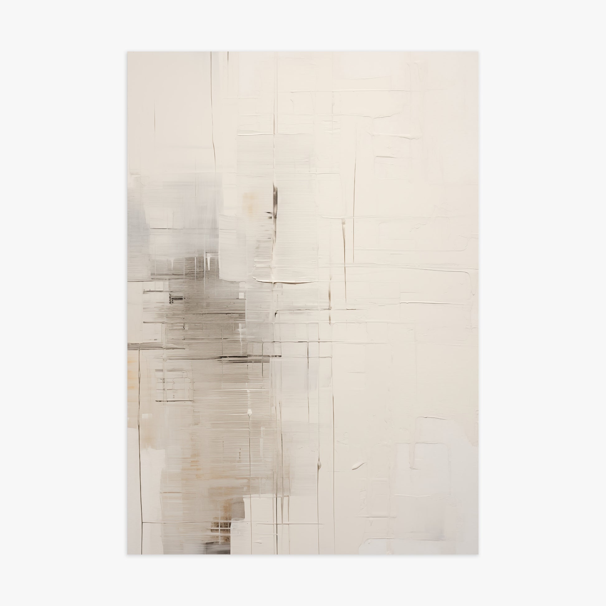 Veiled Grids, 70x100cm Poster Unframed