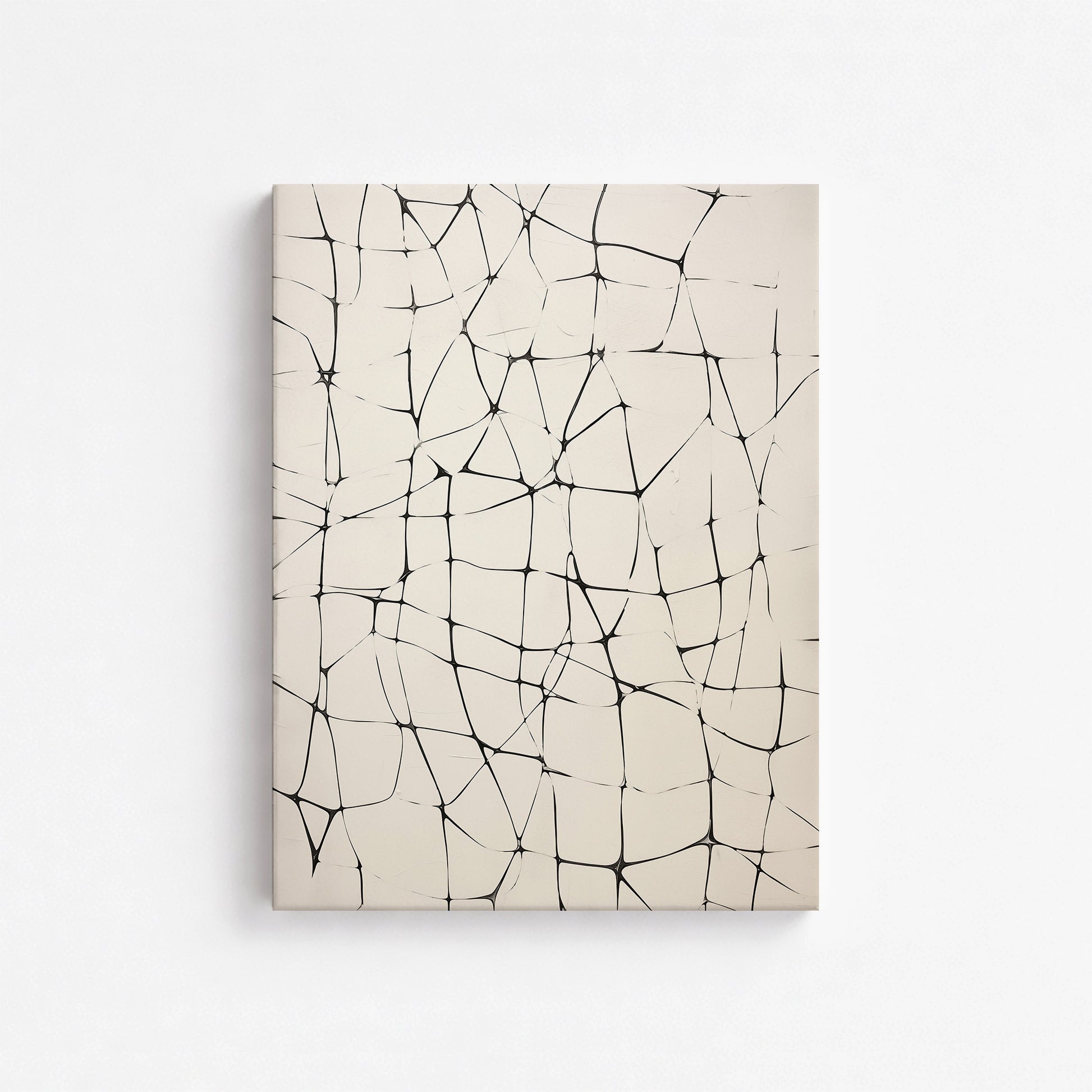 Fractured Serenity, 30x40cm Satin Canvas Poster