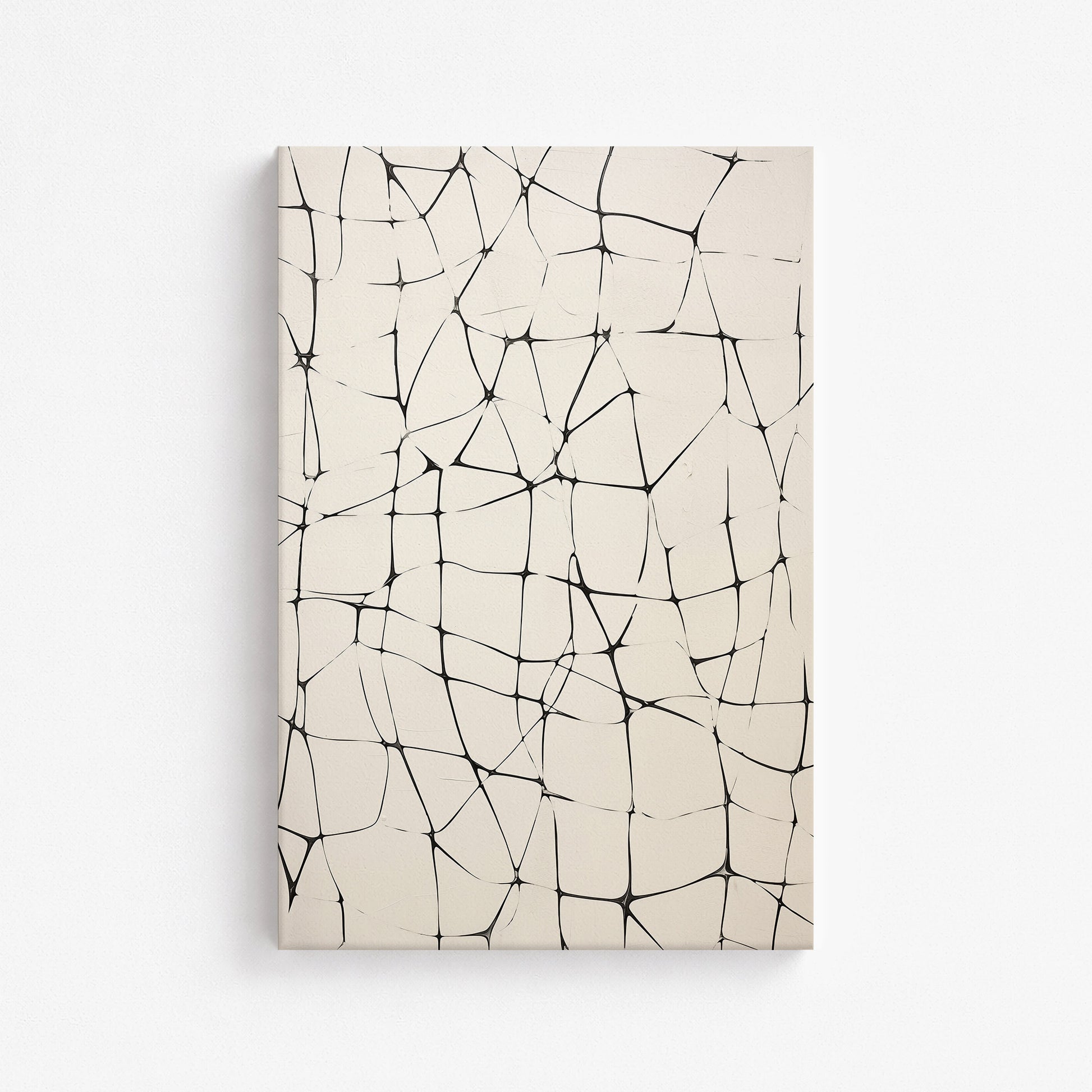 Fractured Serenity, 61x91cm Satin Canvas Poster