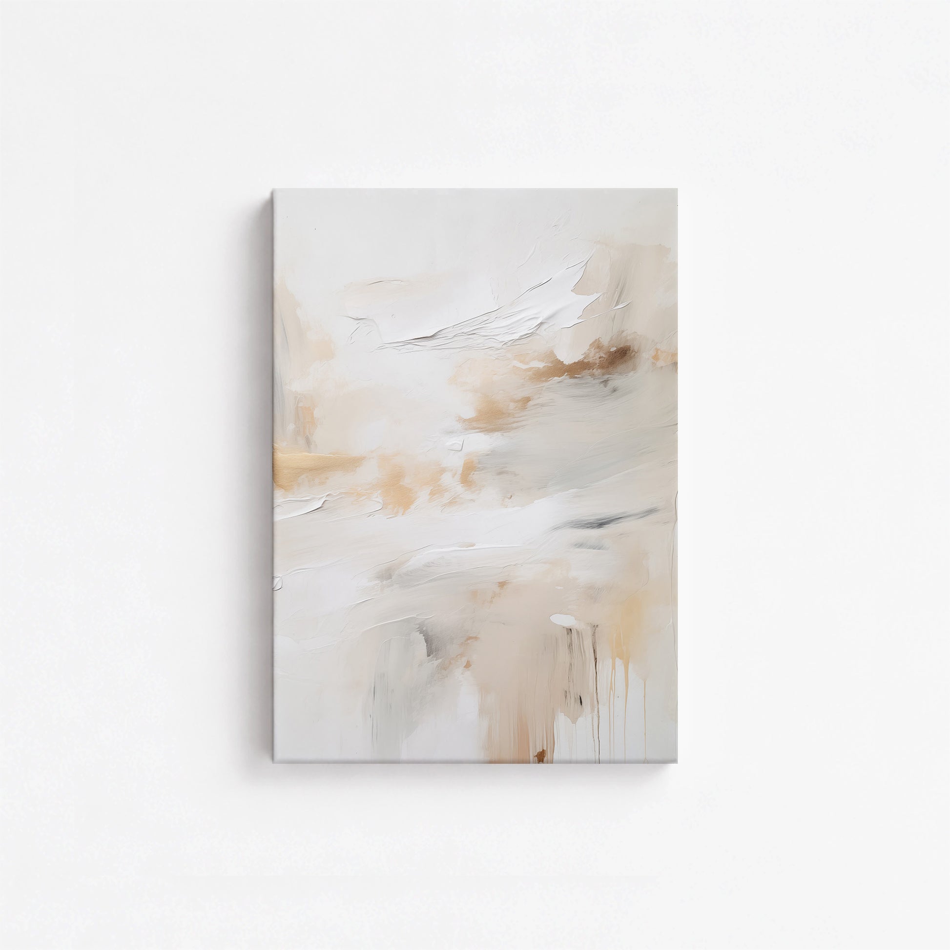 Golden Flux, 21x30cm Satin Canvas Art Reproduction