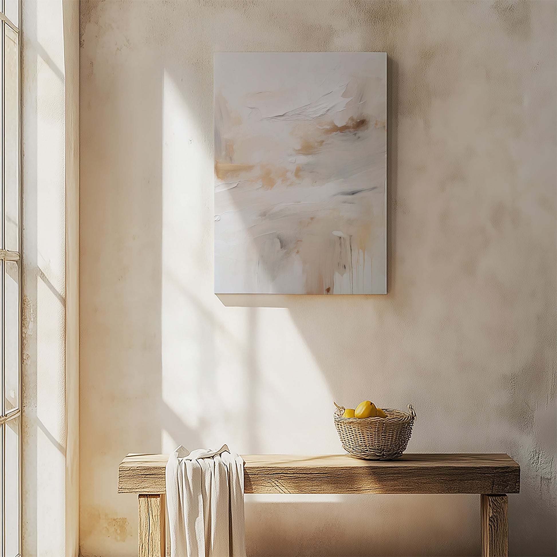 Design Concept No. 54 for Golden Flux Japanese Satin Canvas Wall Art