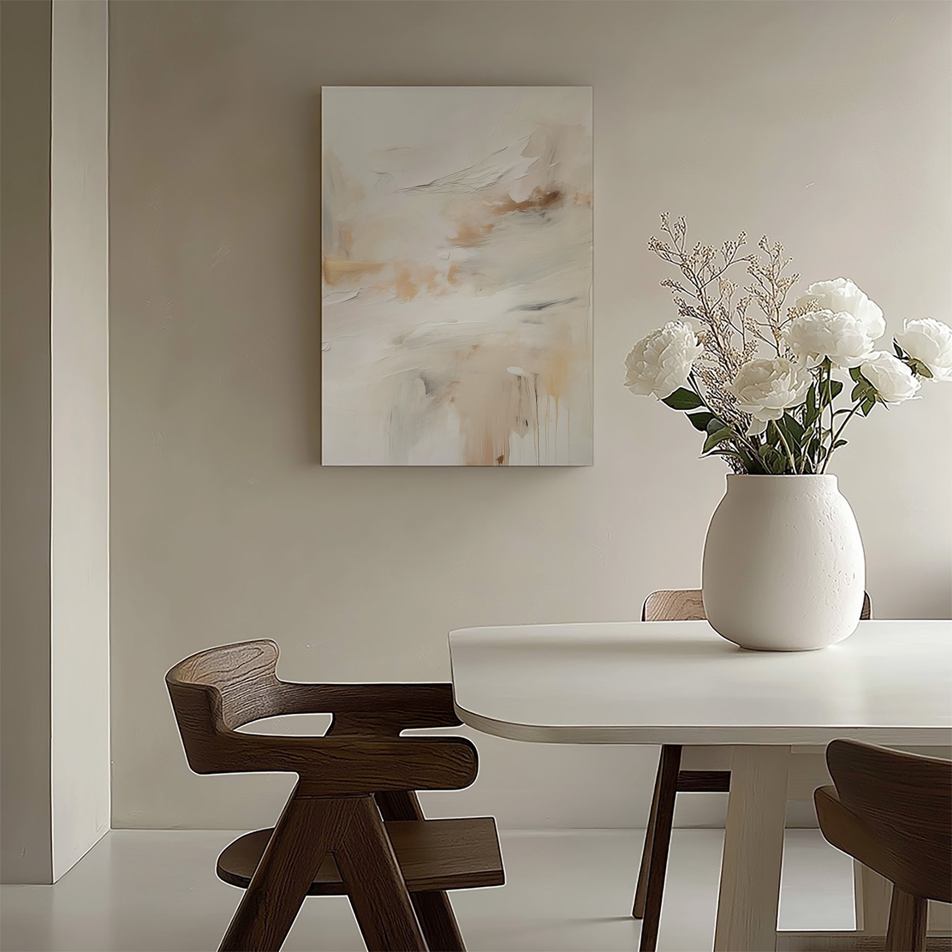 Design Concept No. 58 for Golden Flux Japanese Satin Canvas Wall Art