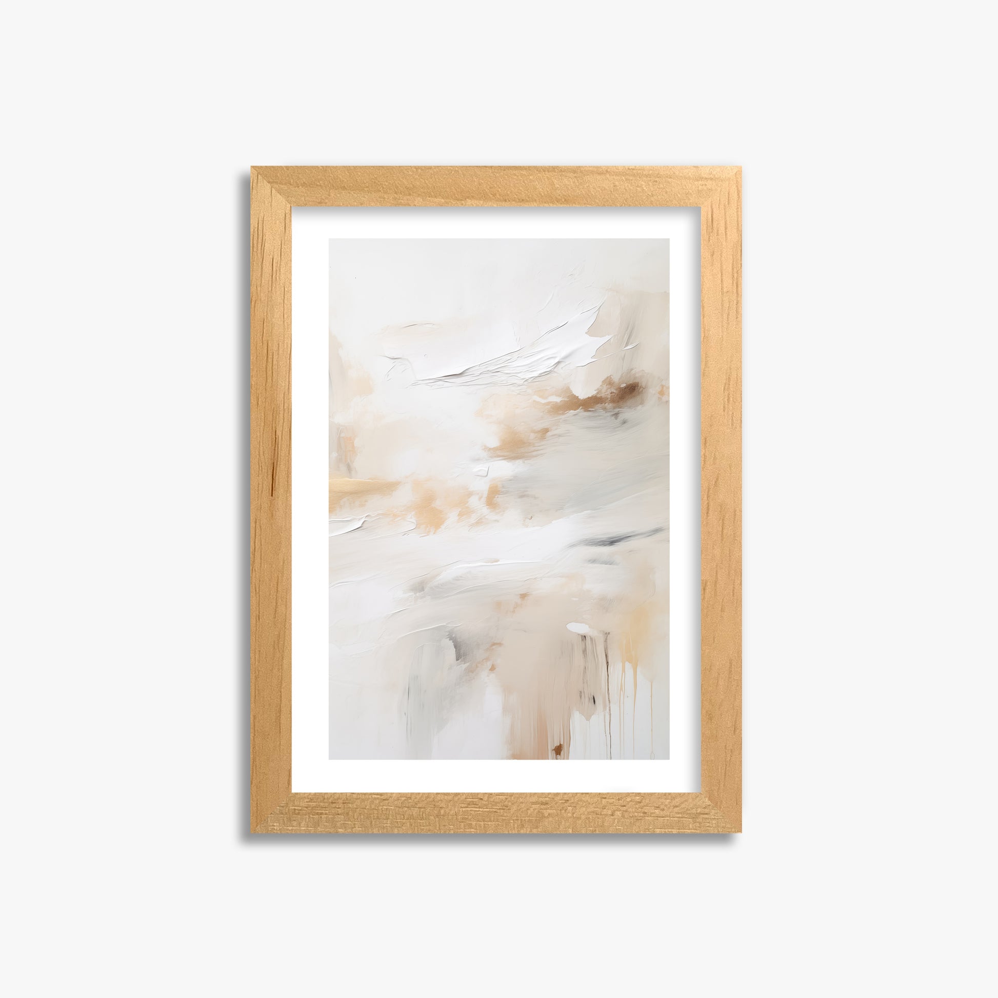 Golden Flux, 21x30cm Oak Framed Art Reproduction