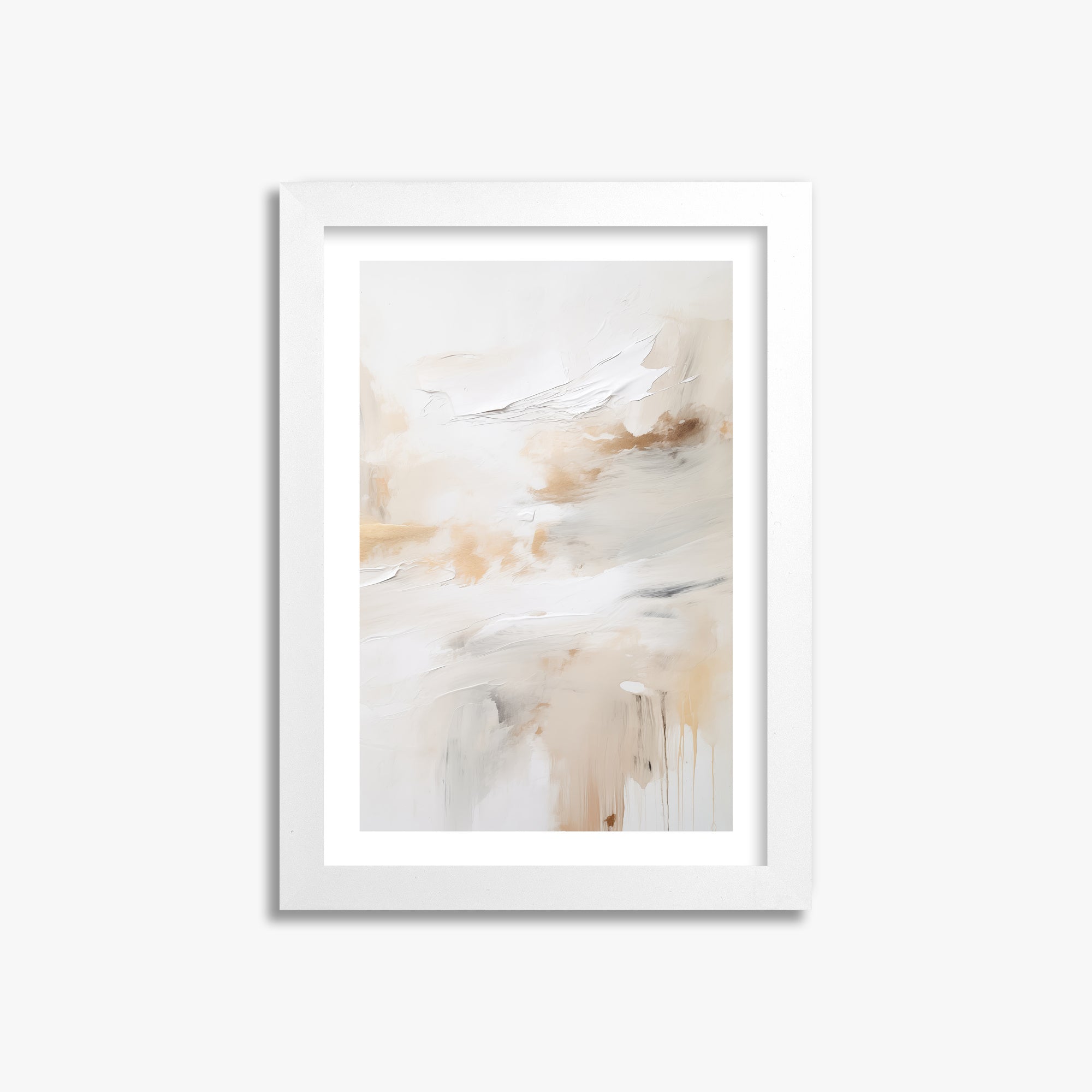 Golden Flux, 21x30cm Whitek Framed Art Reproduction