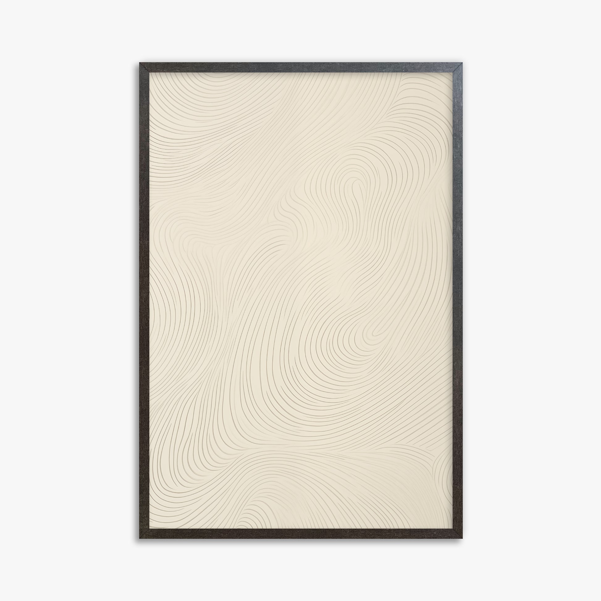 Serene Currents, 61x91cm Framed Poster With Espresso Frame