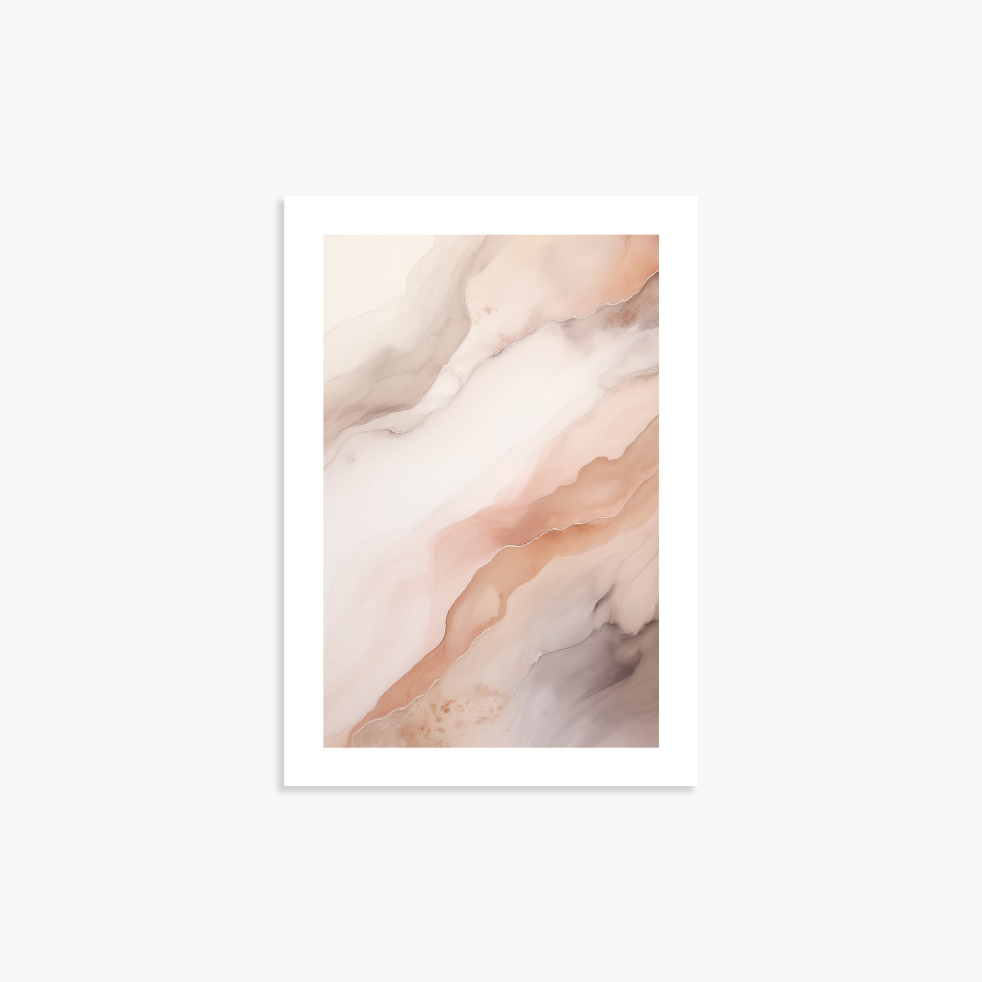 Rose Marble, 21x30cm Poster Unframed