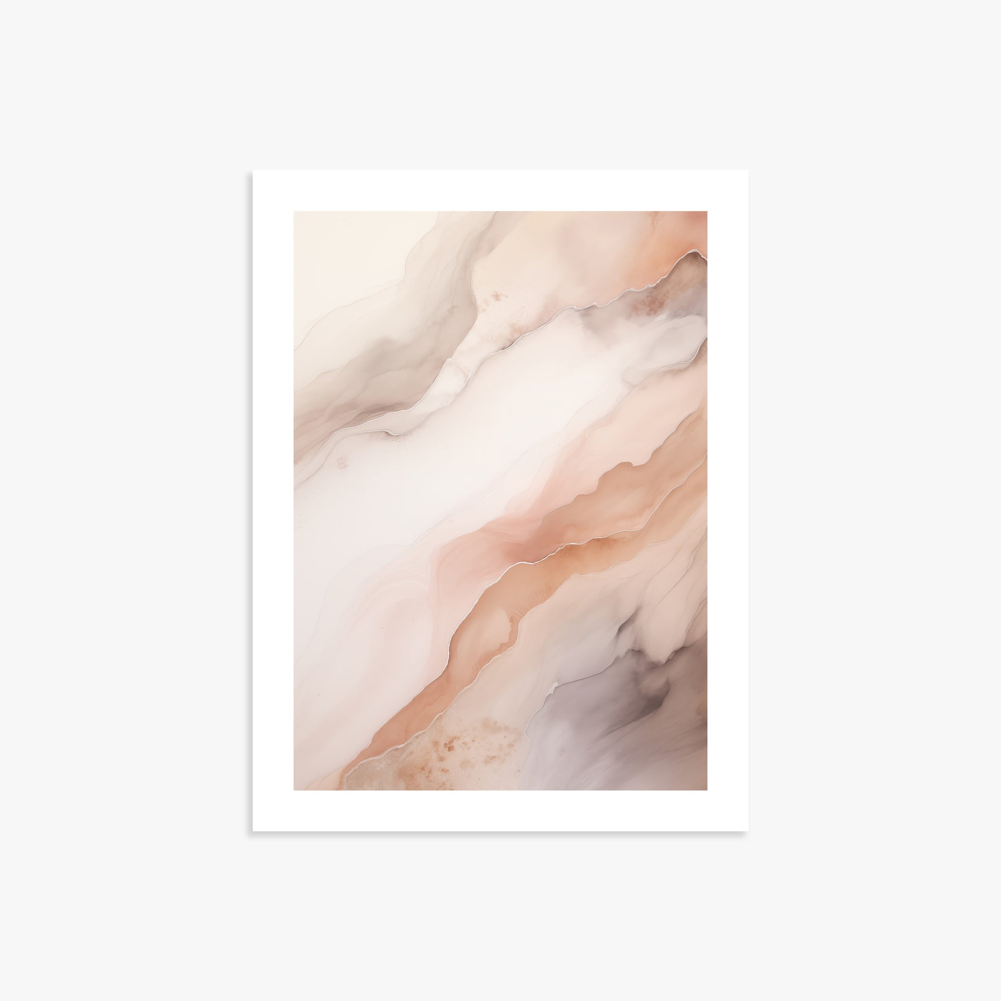 Rose Marble, 30x40cm Poster Unframed