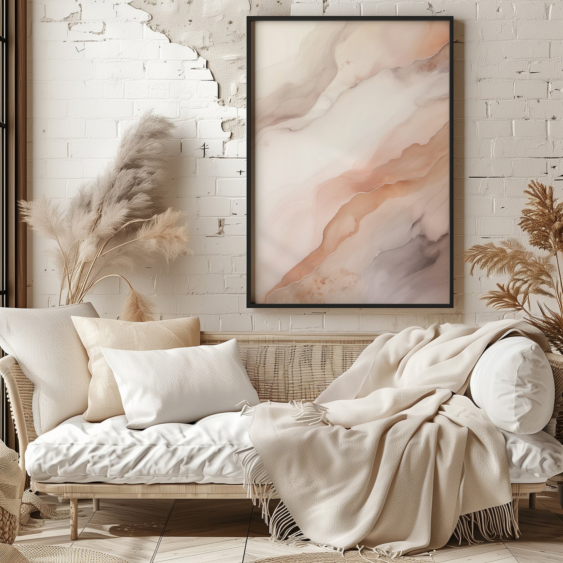 Design Concept No. 29 for Rose Marble Modern Poster Art