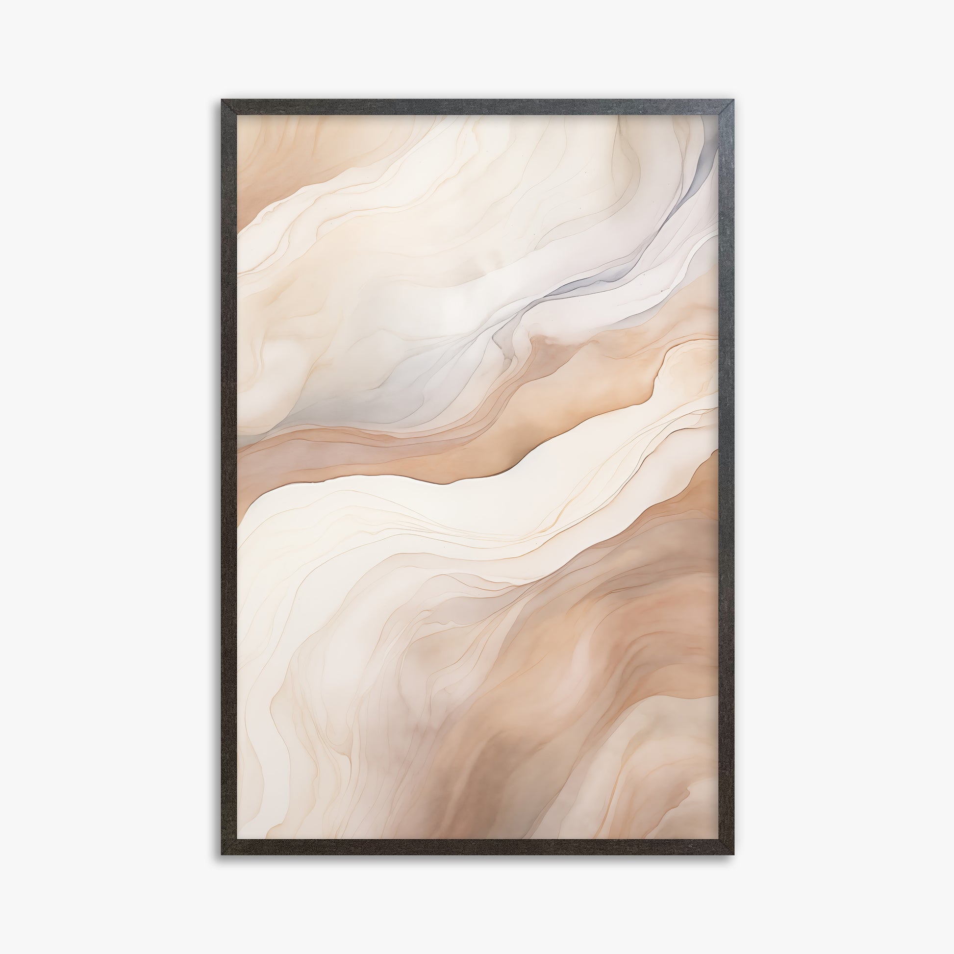 Liquid Strata, 61x91cm Framed Poster With Espresso Frame