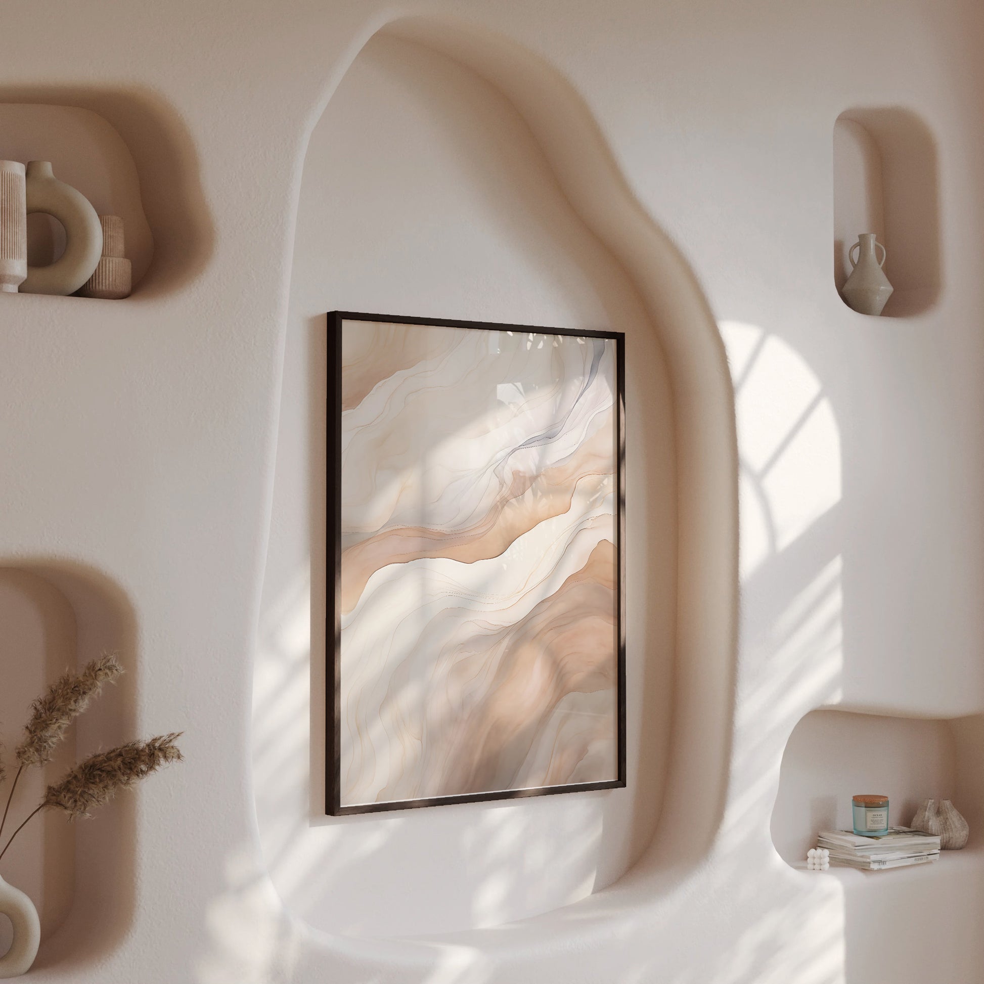 Design Concept No. 13 for Liquid Strata Modern Poster Art