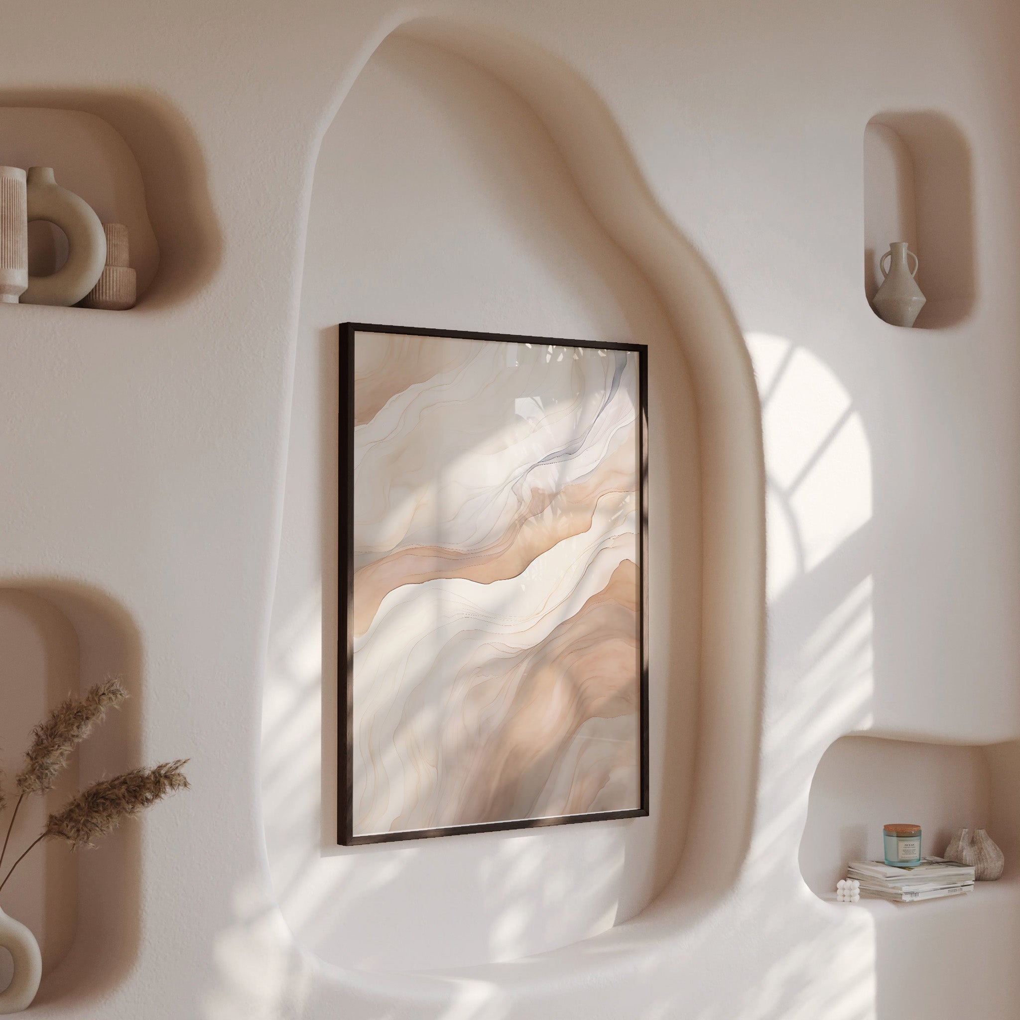 Design Concept No. 13 for Liquid Strata Modern Poster Art