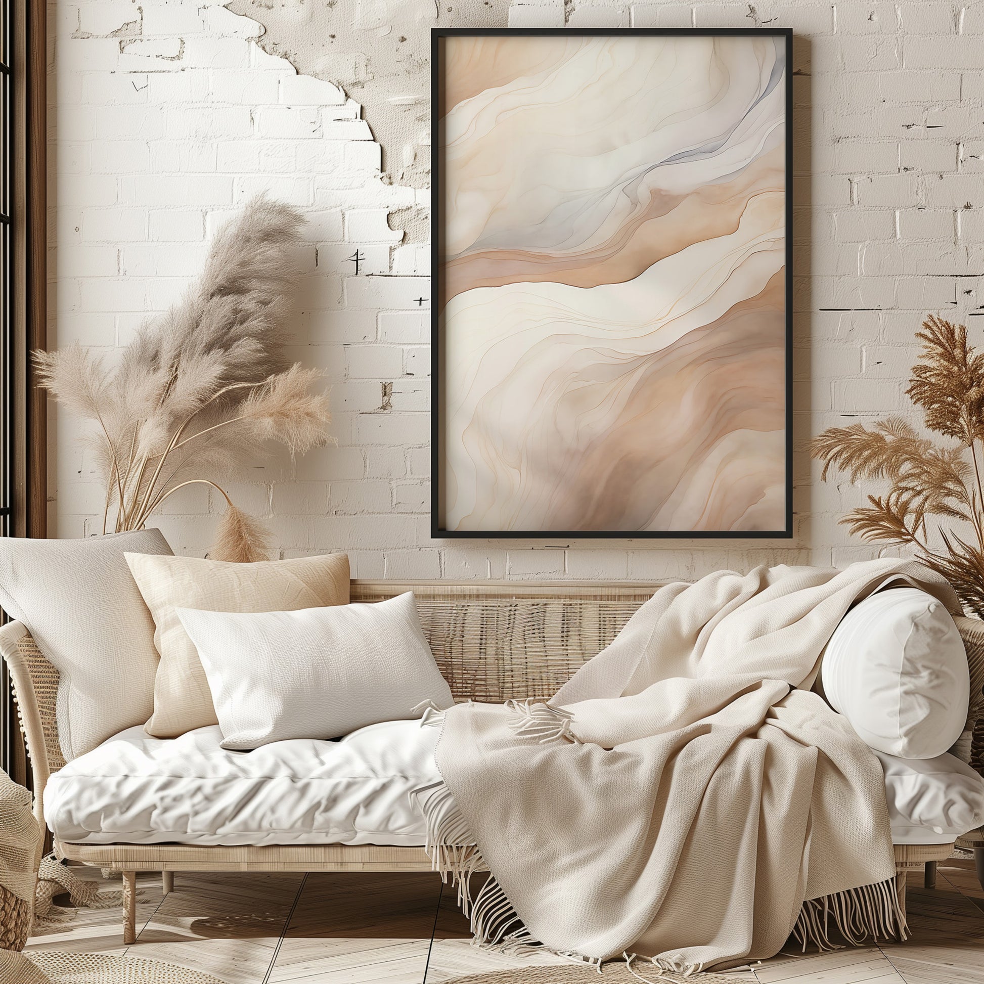 Design Concept No. 29 for Liquid Strata Modern Poster Art