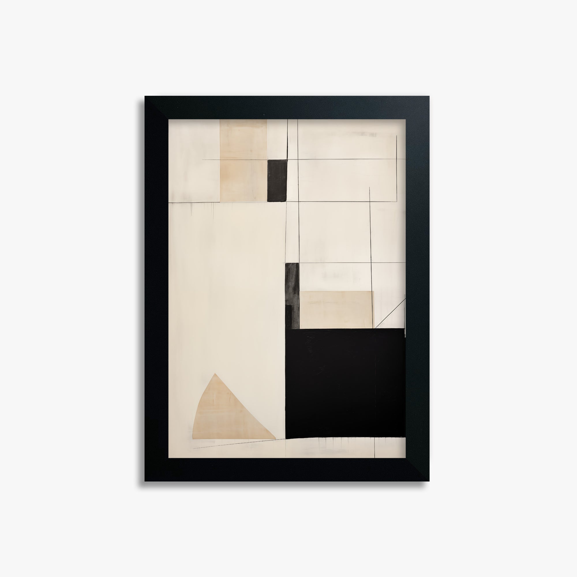 Urban Geometry, 21x30cm Framed Poster With Black Frame