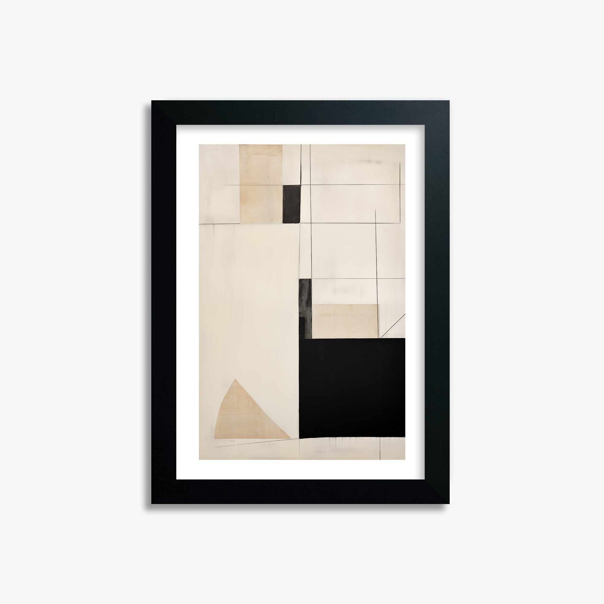 Urban Geometry, 21x30cm Framed Poster With Black Frame