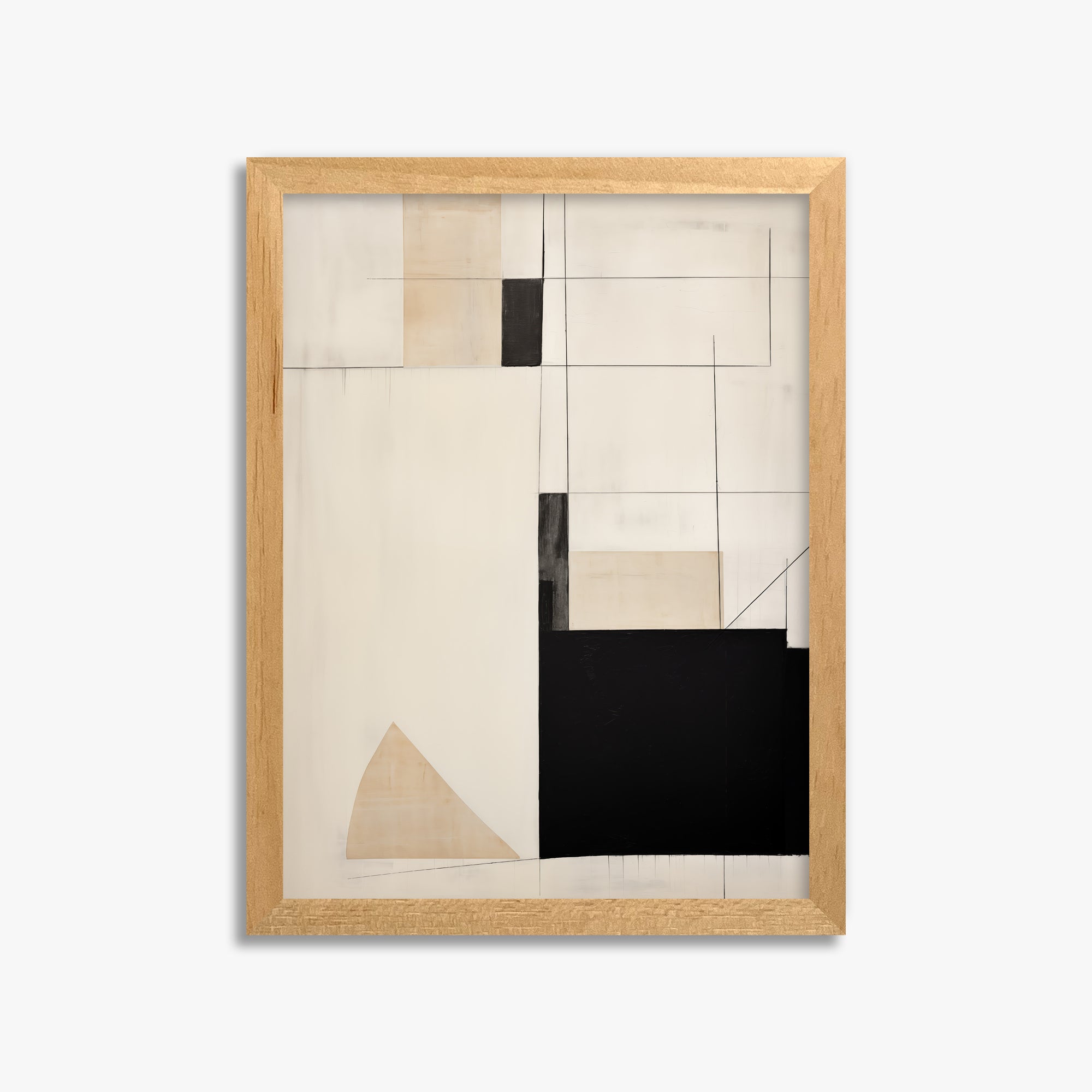 Urban Geometry, 30x40cm Framed Poster With Oak Frame