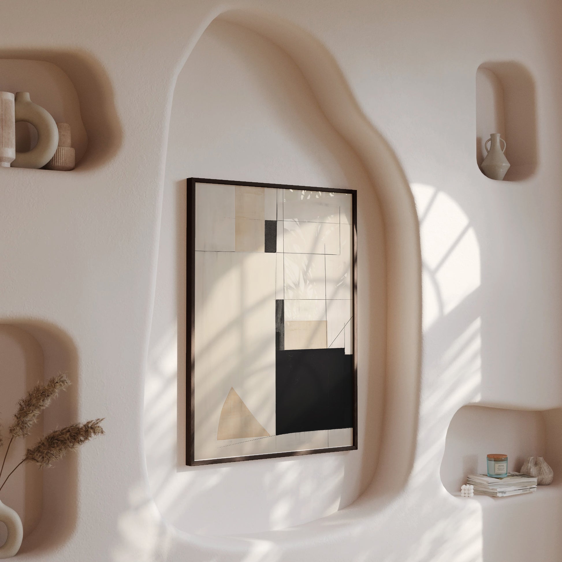 Design Concept No. 13 for Urban Geometry Modern Poster Art