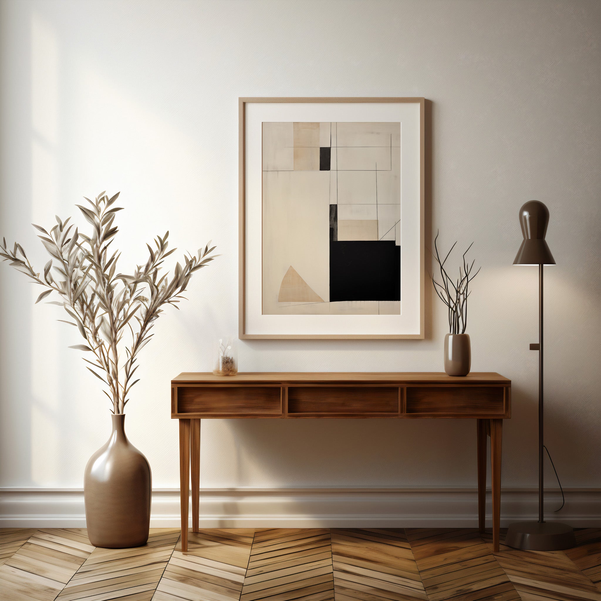 Design Concept No. 37 for Urban Geometry Modern Poster Art