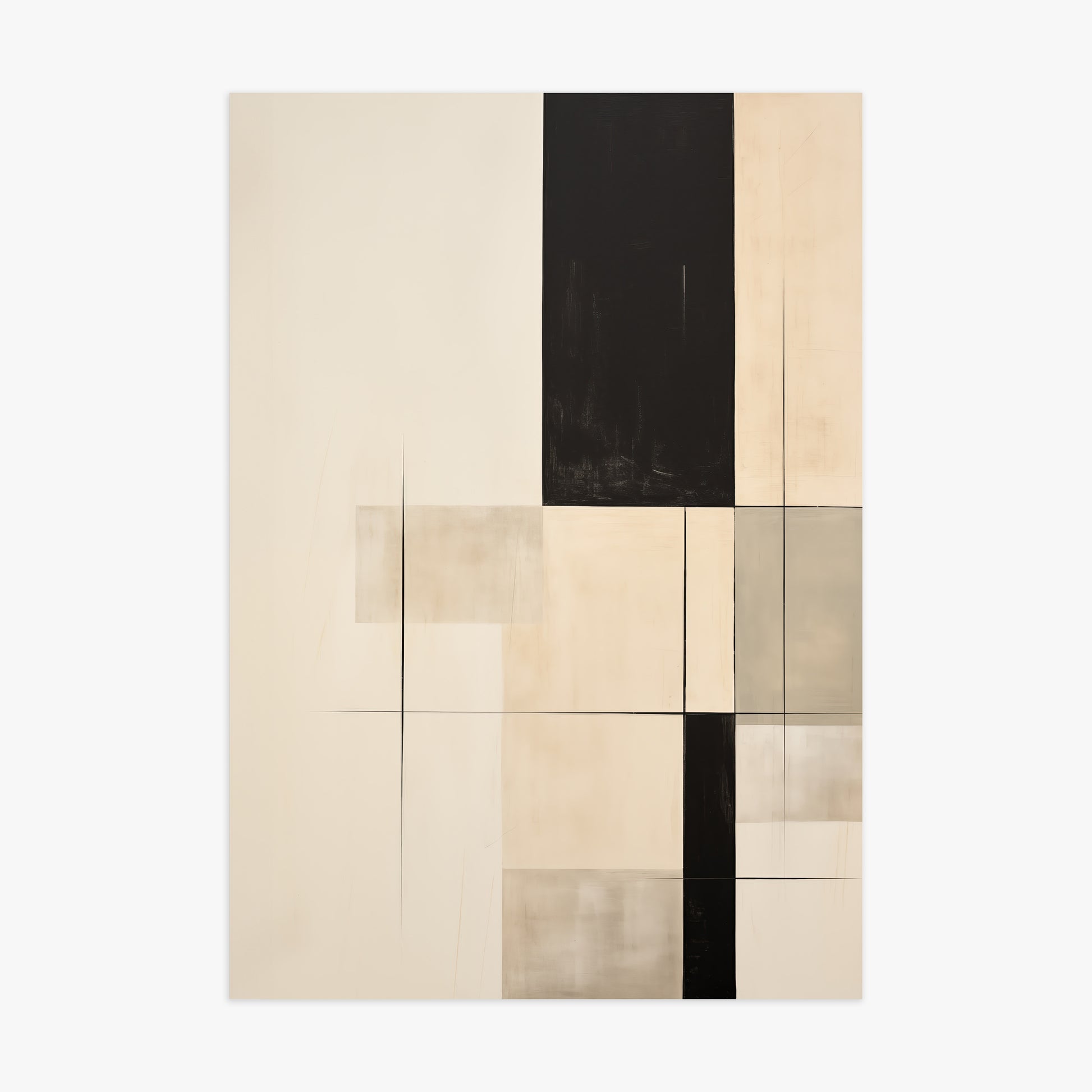 Monochrome Elegance, 70x100cm Poster Unframed