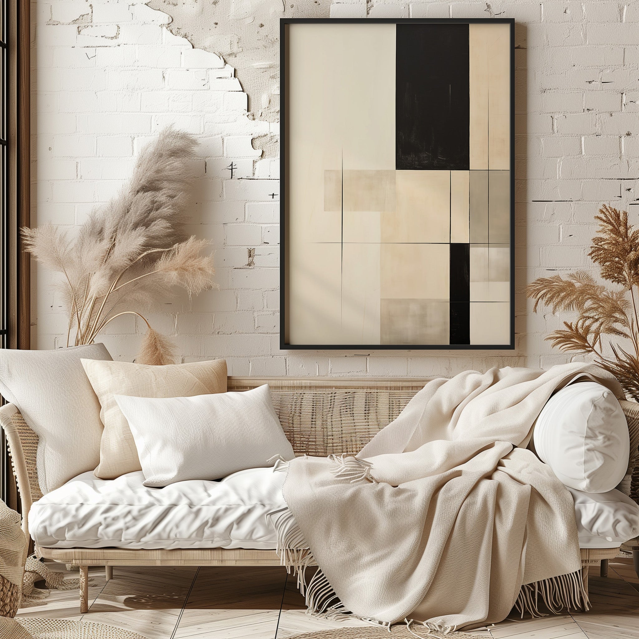 Design Concept No. 29 for Monochrome Elegance Modern Poster Art