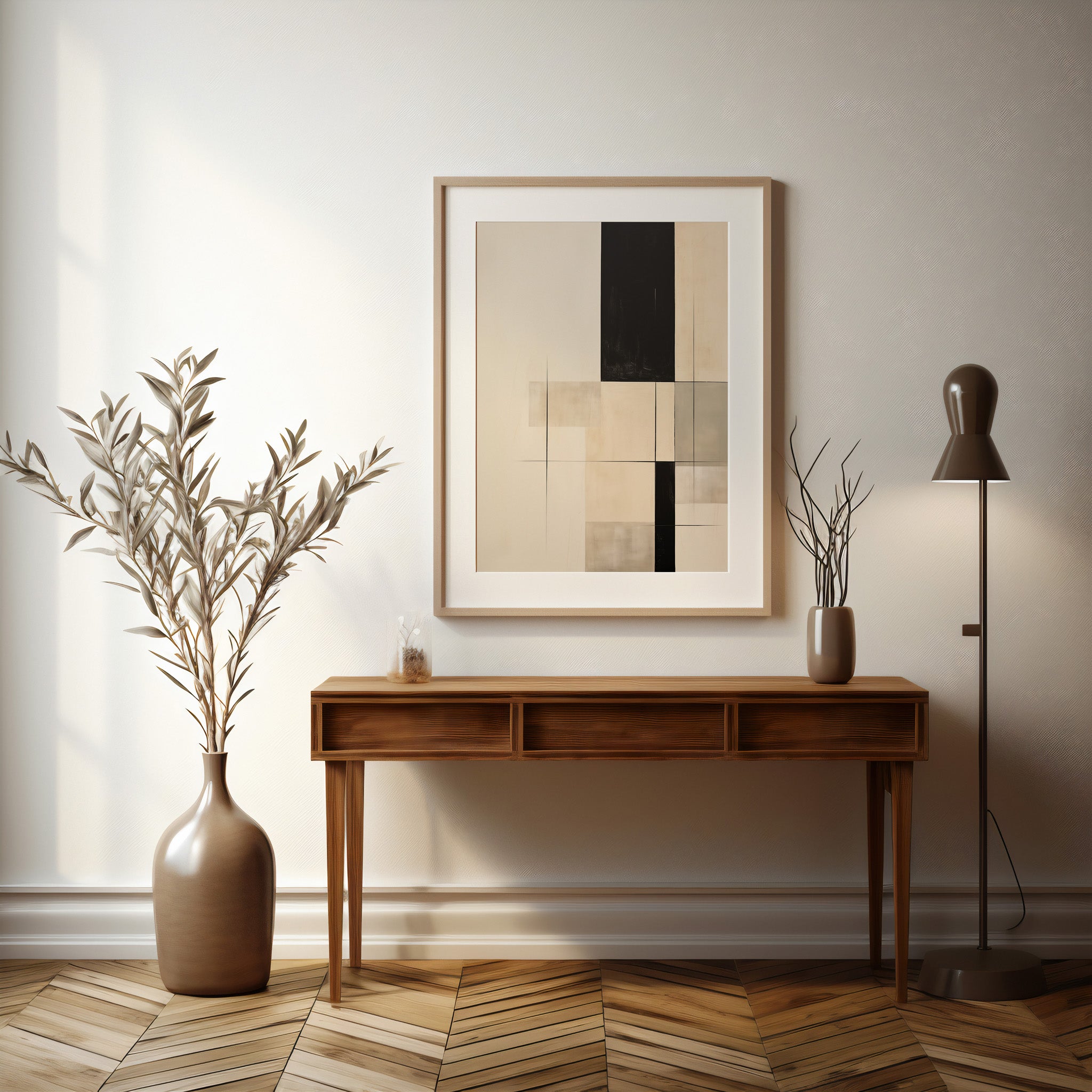 Design Concept No. 37 for Monochrome Elegance Modern Poster Art