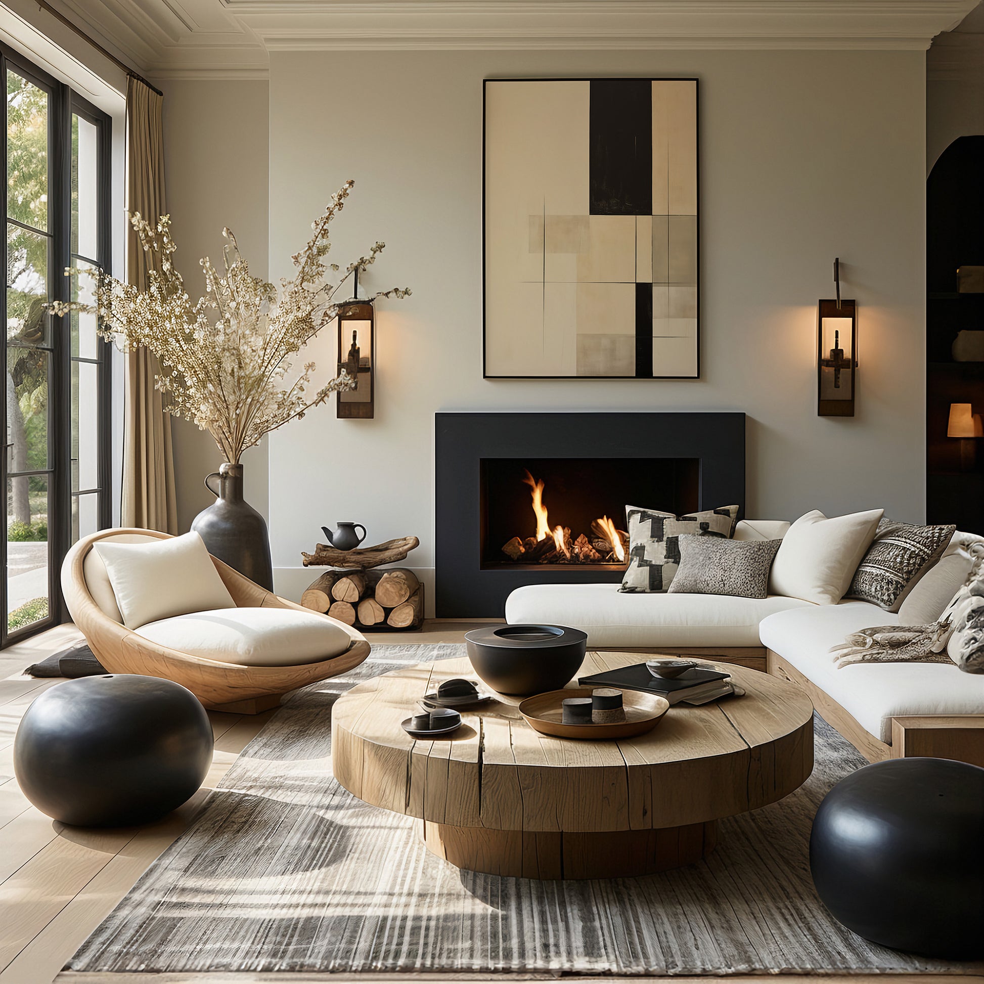 Design Concept No. 39 for Monochrome Elegance Modern Poster Art