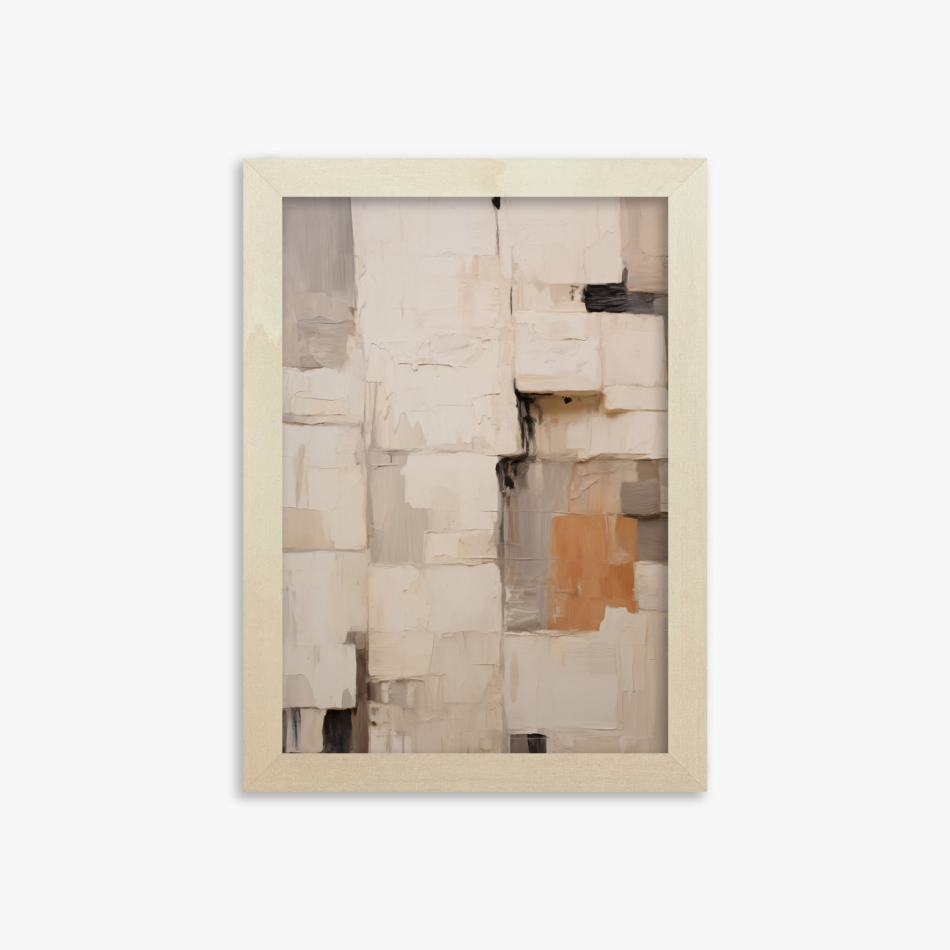 Urban Fragments, 21x30cm Framed Poster With Lime Wood Frame